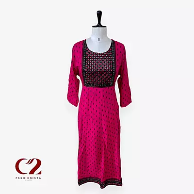Cotton Mixed Rayon Kurti