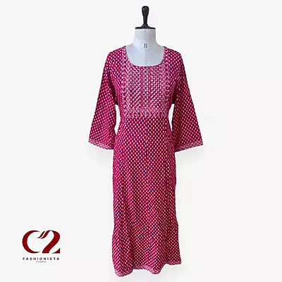 Cotton Mixed Rayon Kurti