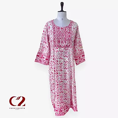 Cotton Mixed Rayon Kurti