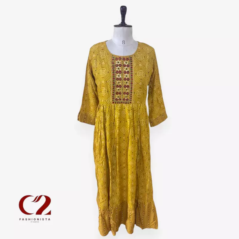 Muslin Silk Kurti Muslin Silk Kurti