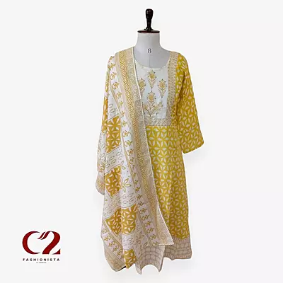 Cotton Mixed Rayon Kurti