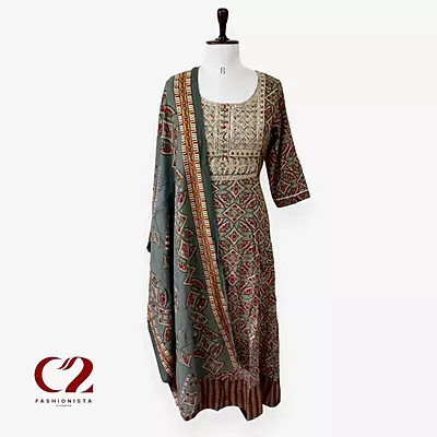 Cotton Mixed Rayon Kurti