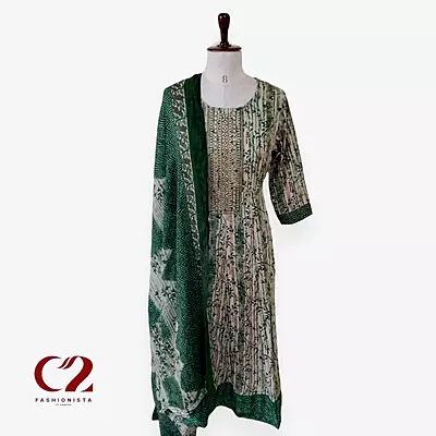Cotton Mixed Rayon Kurti