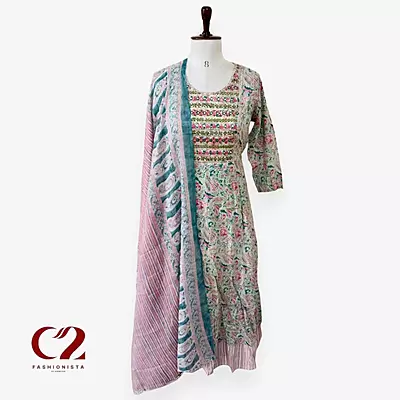 Cotton Mixed Rayon Kurti