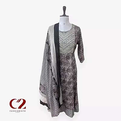 Cotton Mixed Rayon Kurti
