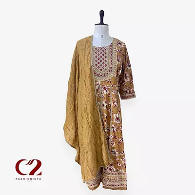 Cotton Mixed Rayon Kurti