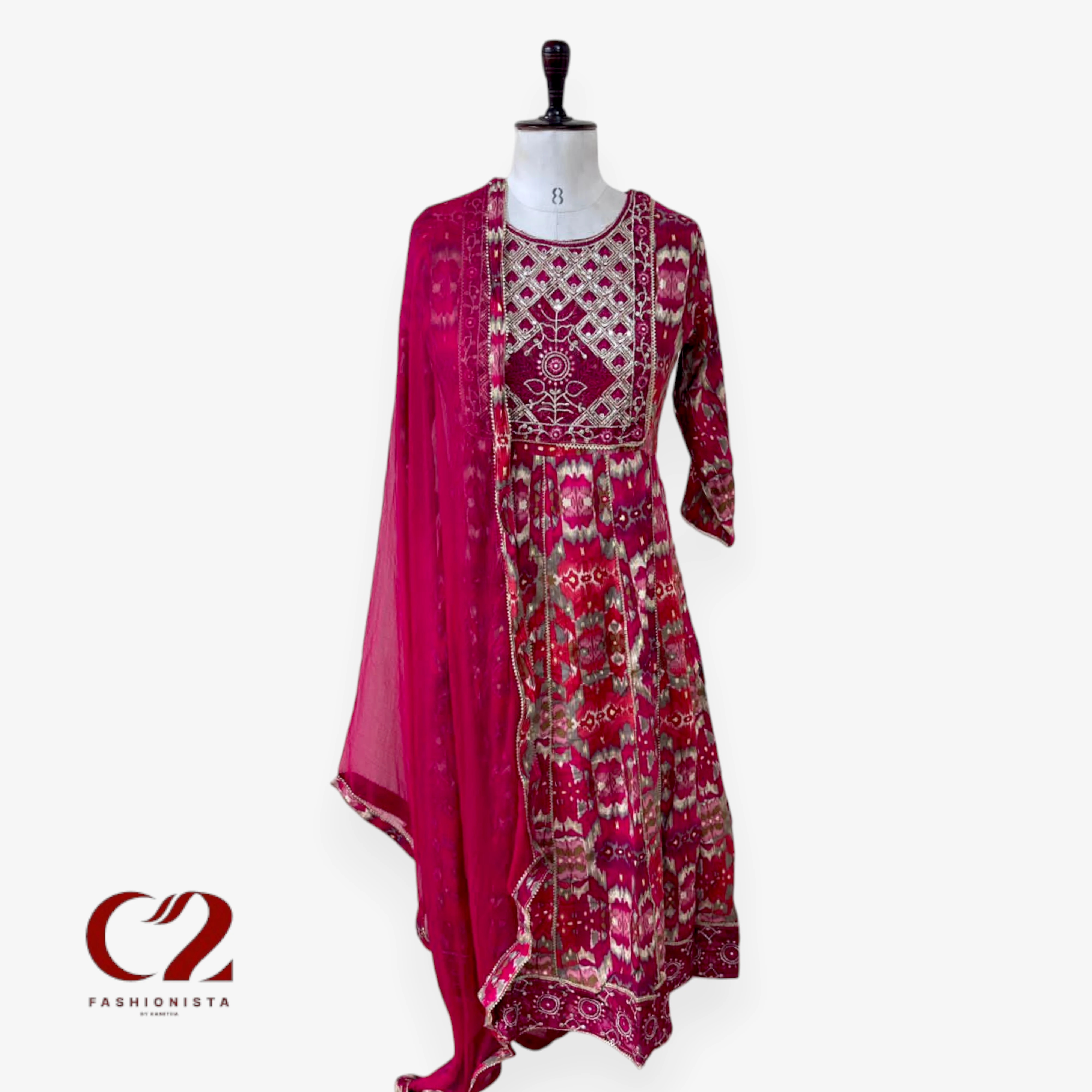 Cotton Mixed Rayon Kurti