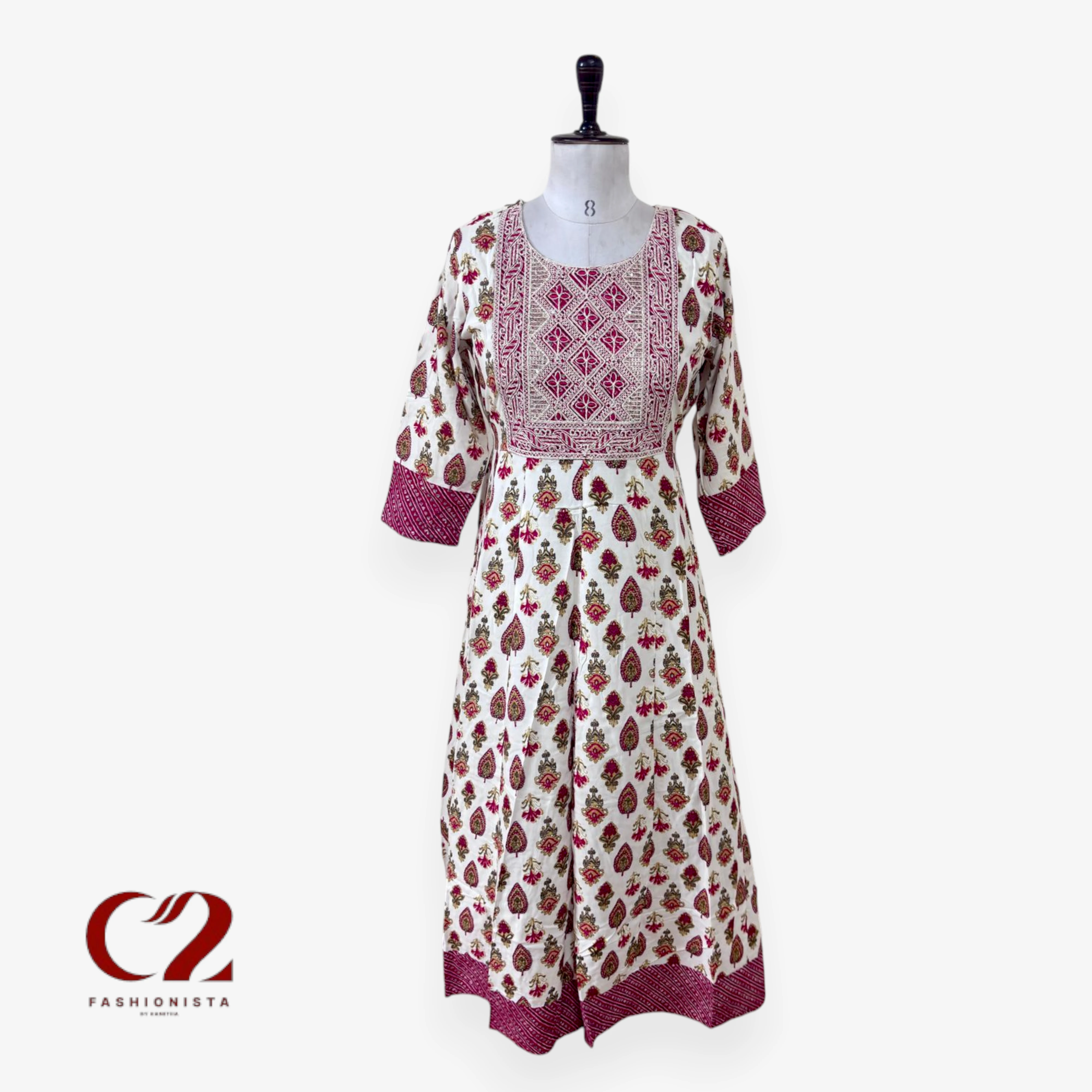 Cotton Mixed Rayon Kurti