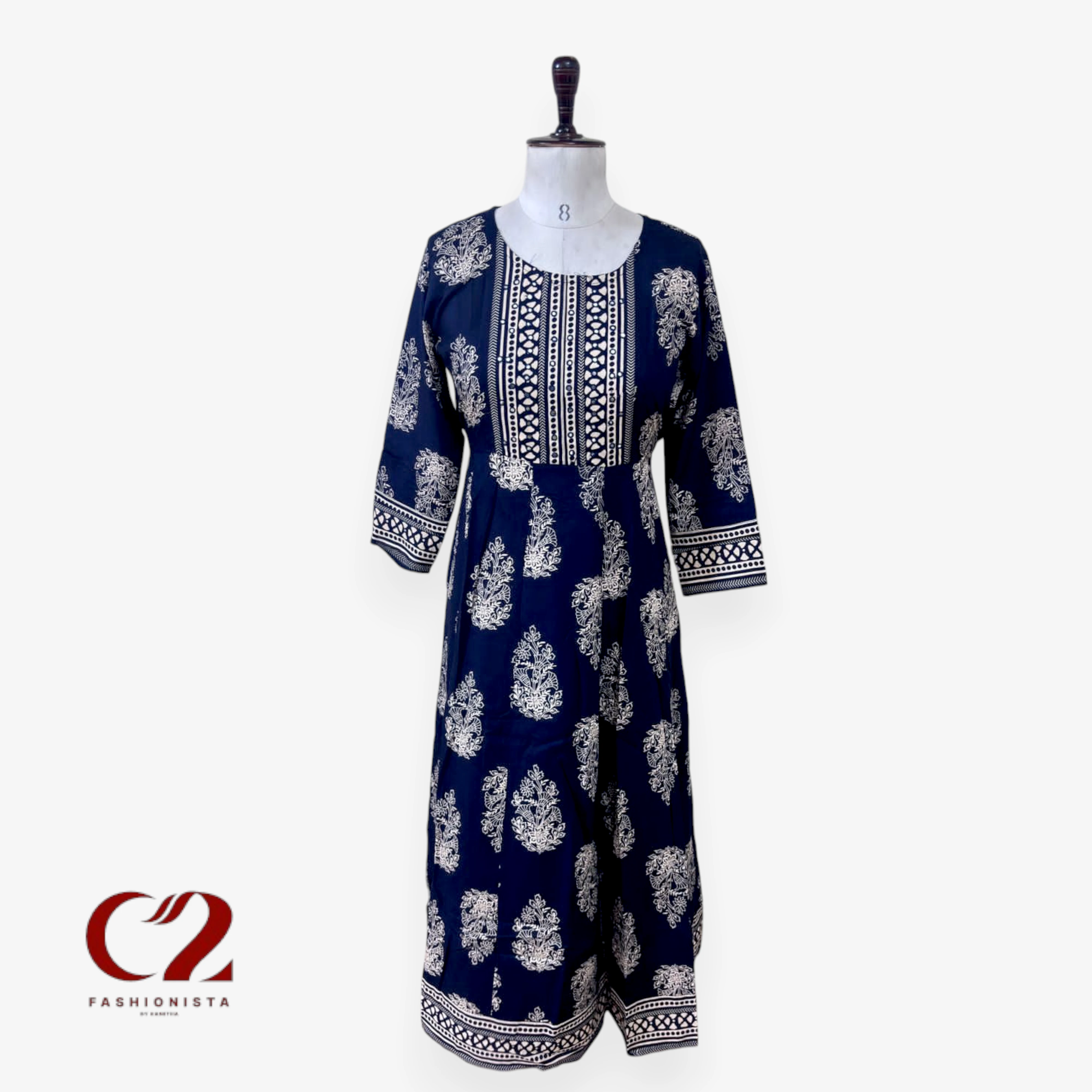 Cotton Mixed Rayon Kurti