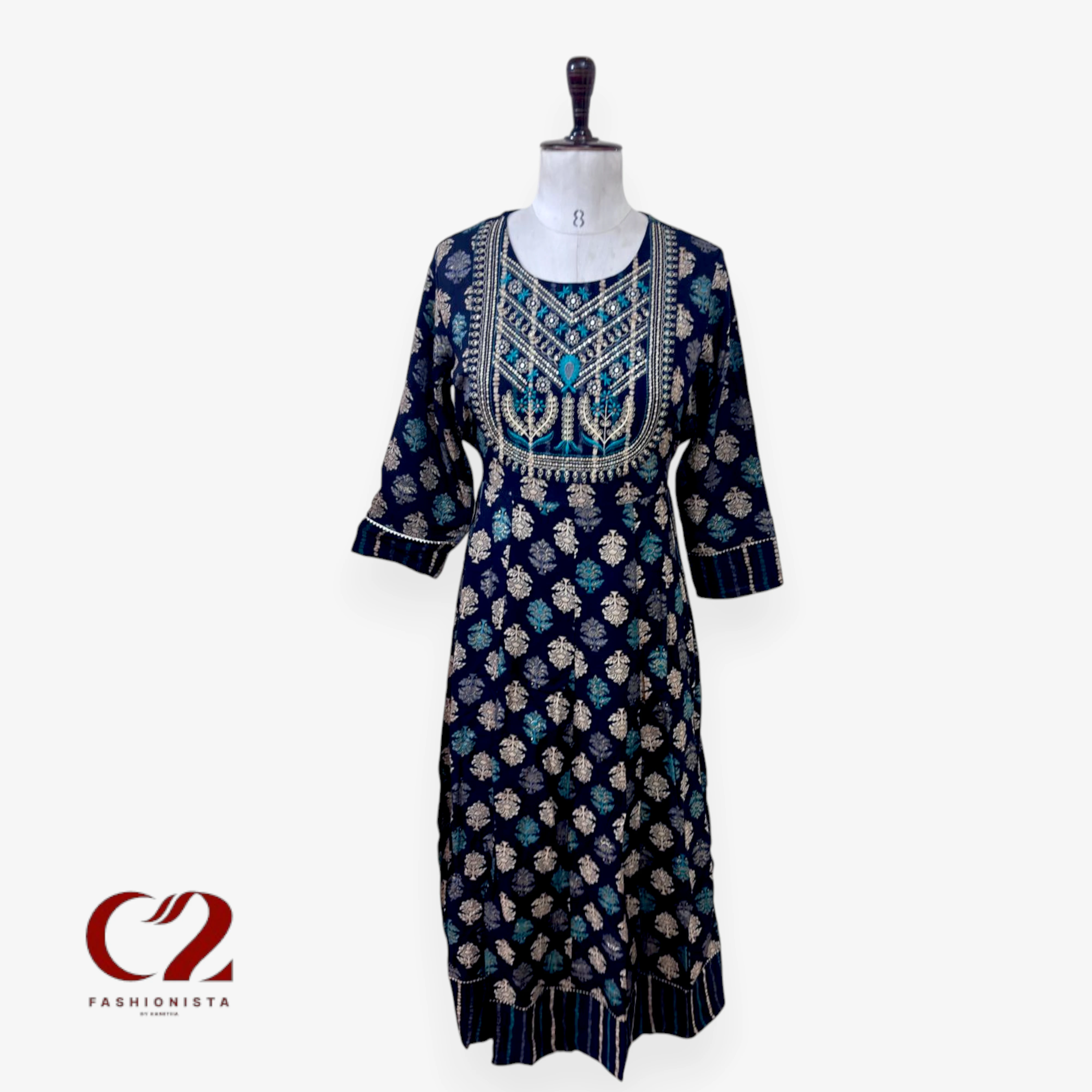 Cotton Mixed Rayon Kurti