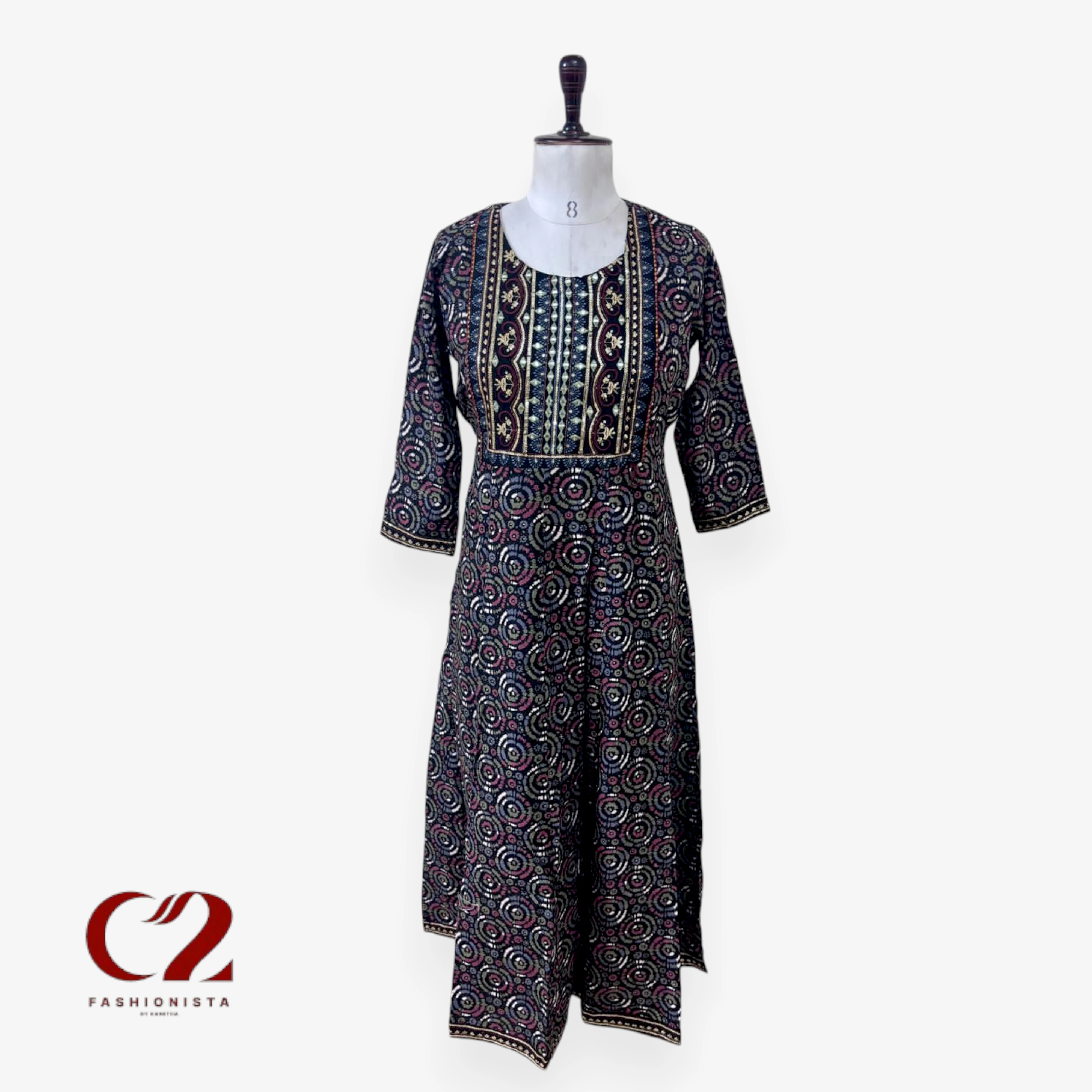 Cotton Mixed Rayon Kurti