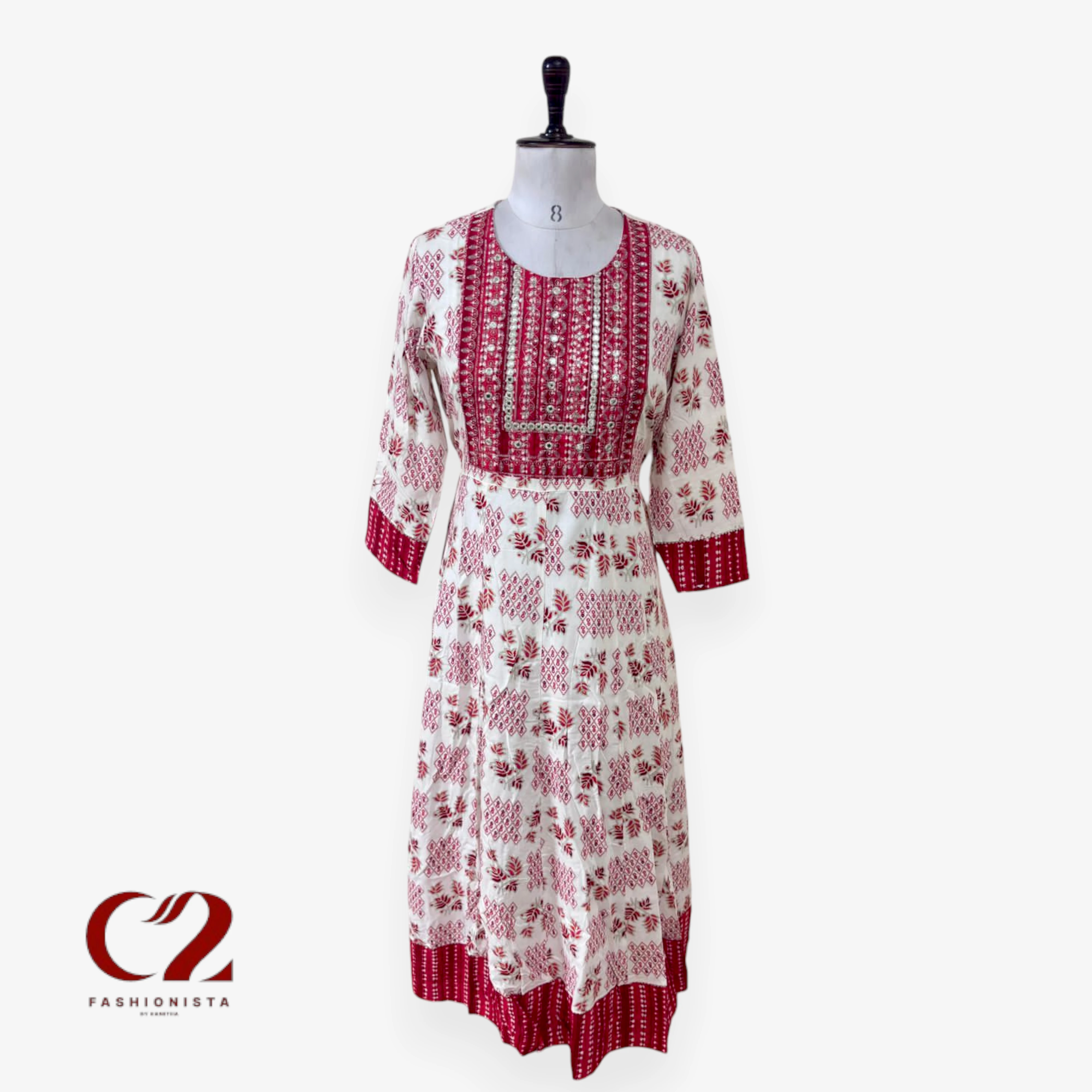 Cotton Mixed Rayon Kurti