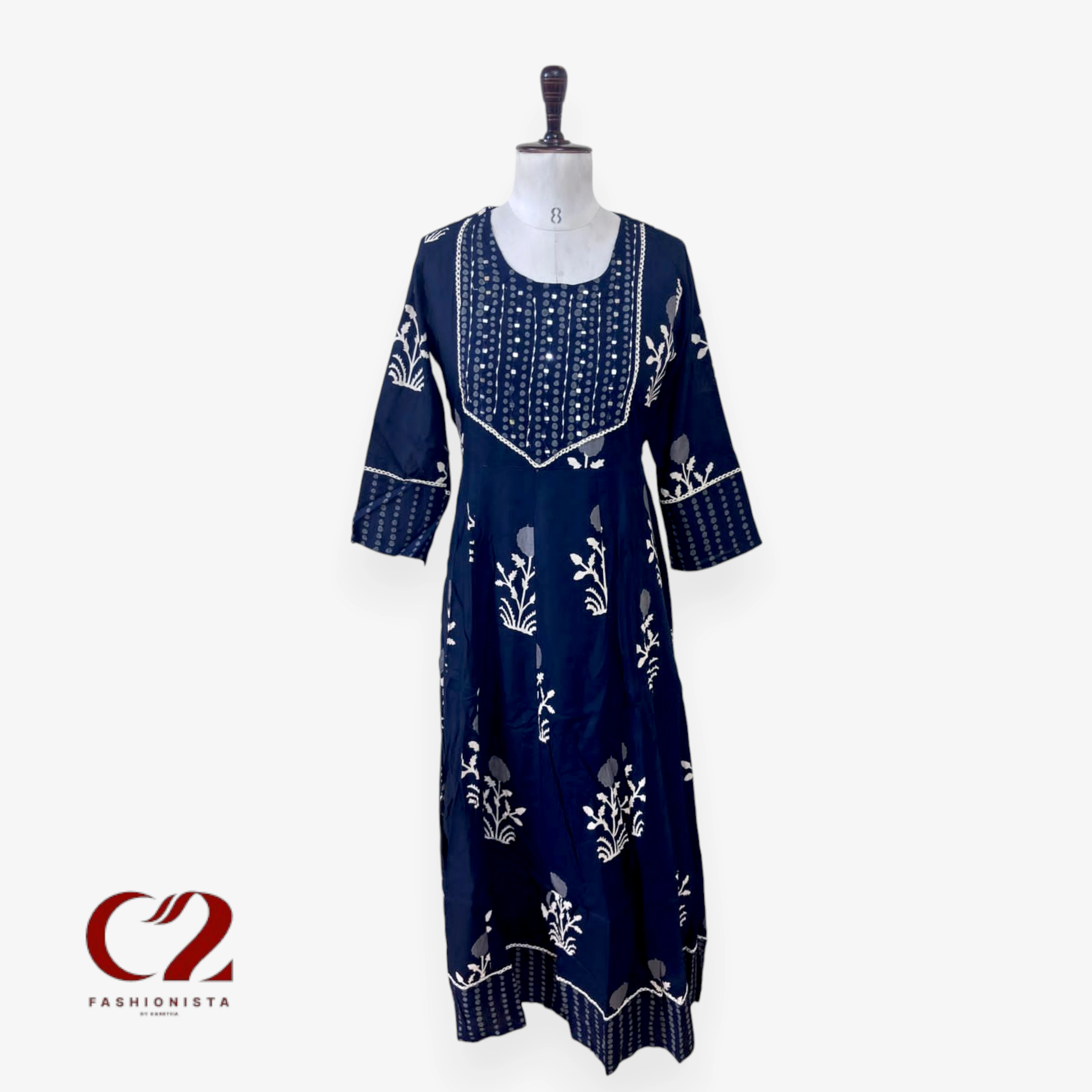 Cotton Mixed Rayon Kurti