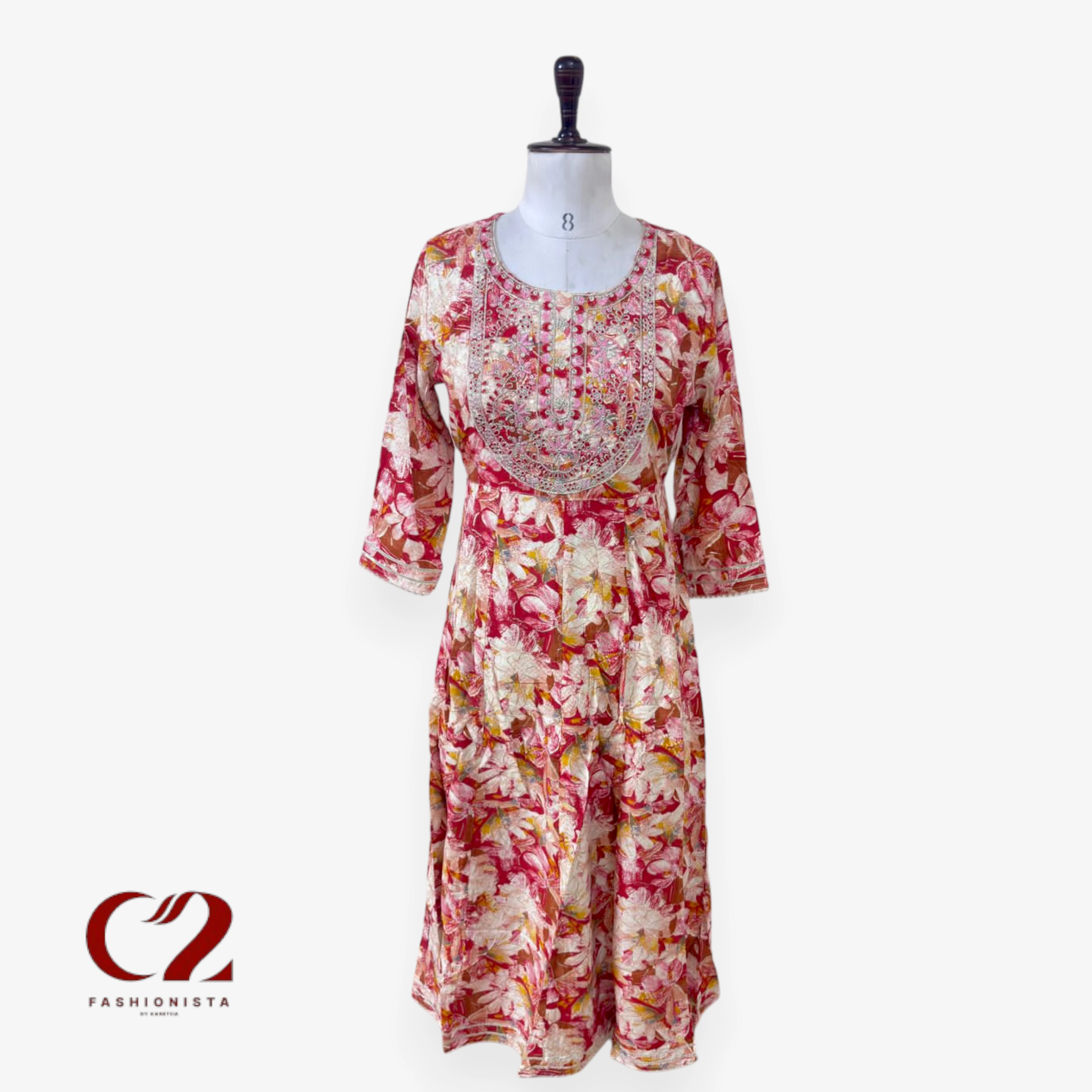 Cotton Mixed Rayon Kurti