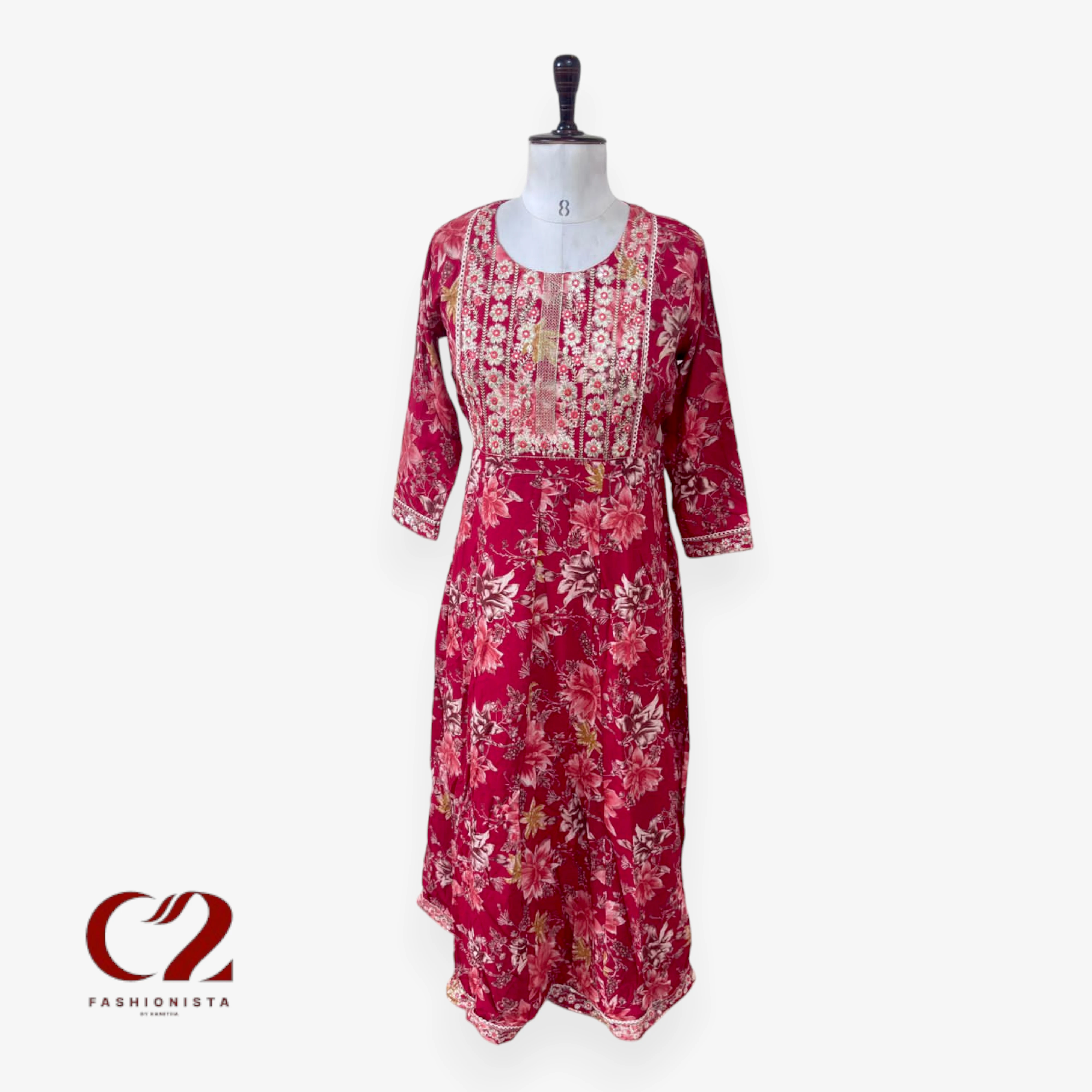 Cotton Mixed Rayon Kurti