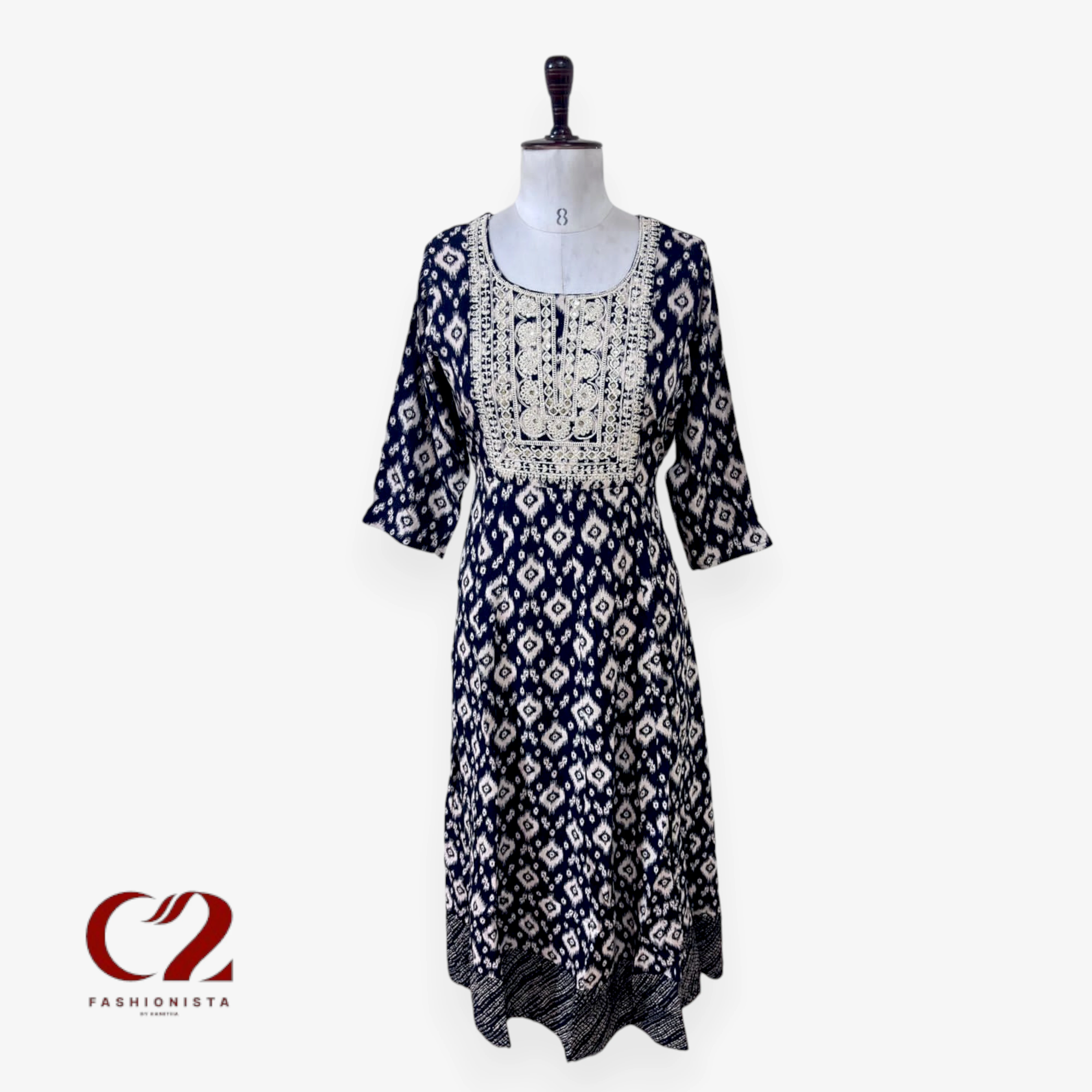 Cotton Mixed Rayon Kurti