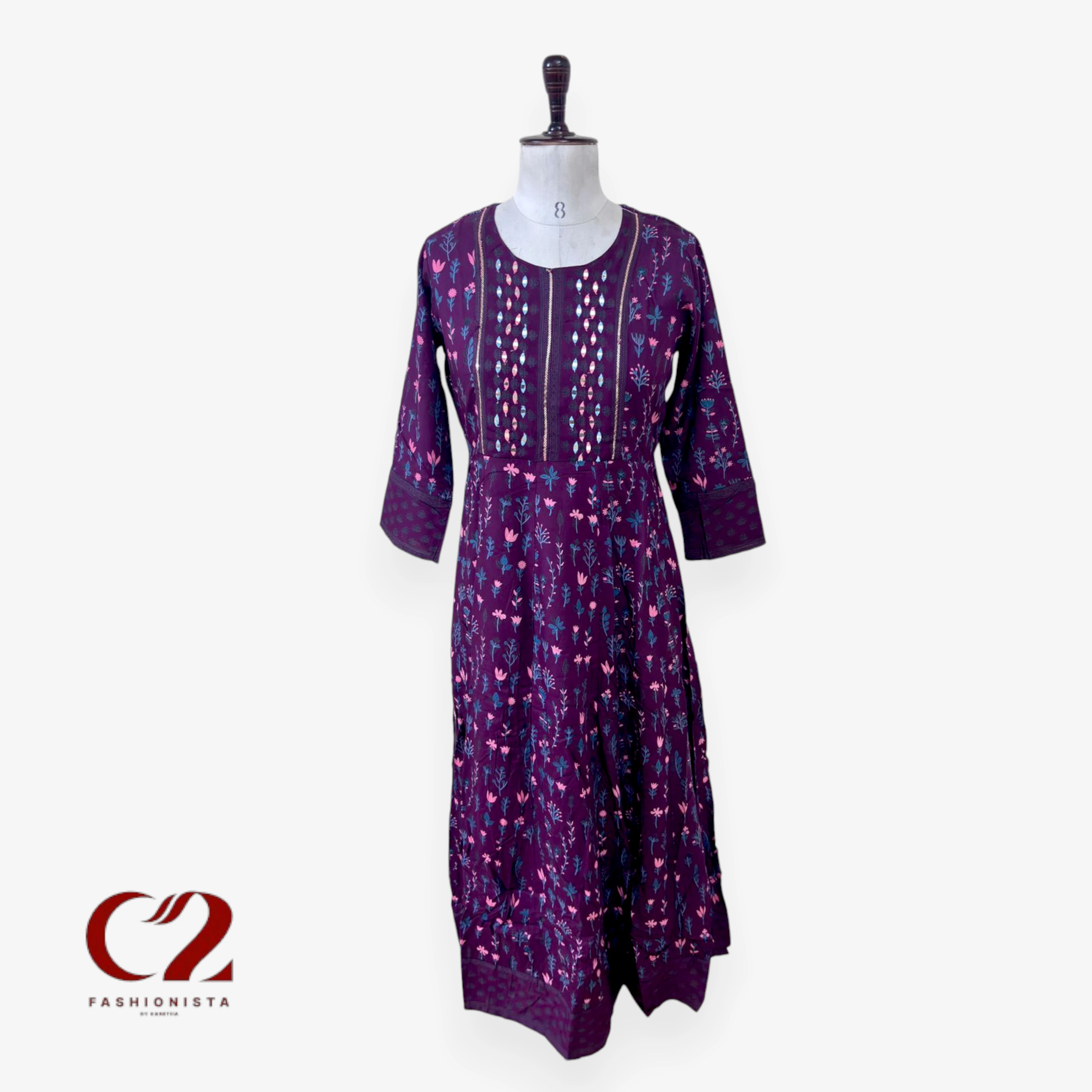 Cotton Mixed Rayon Kurti