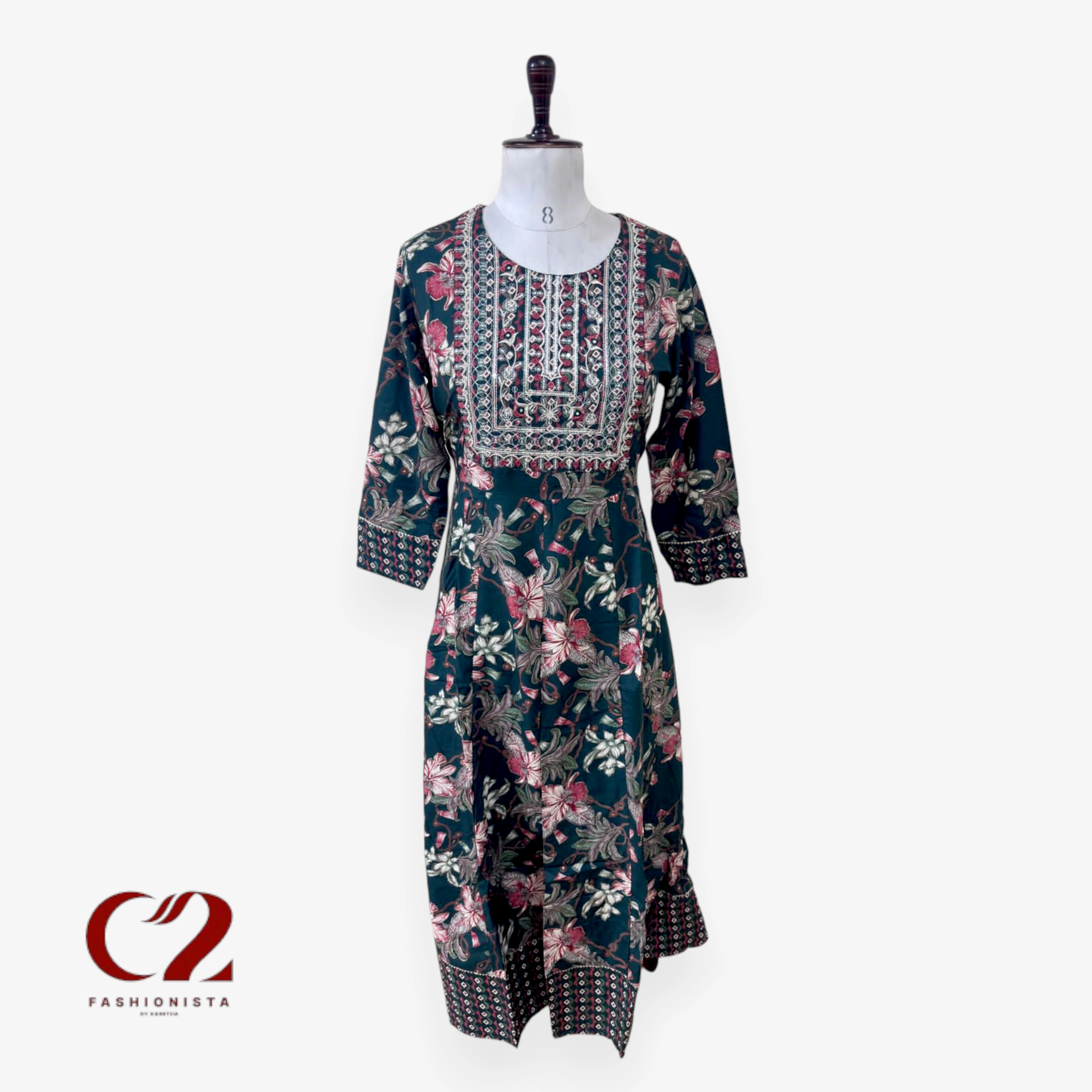Cotton Mixed Rayon Kurti