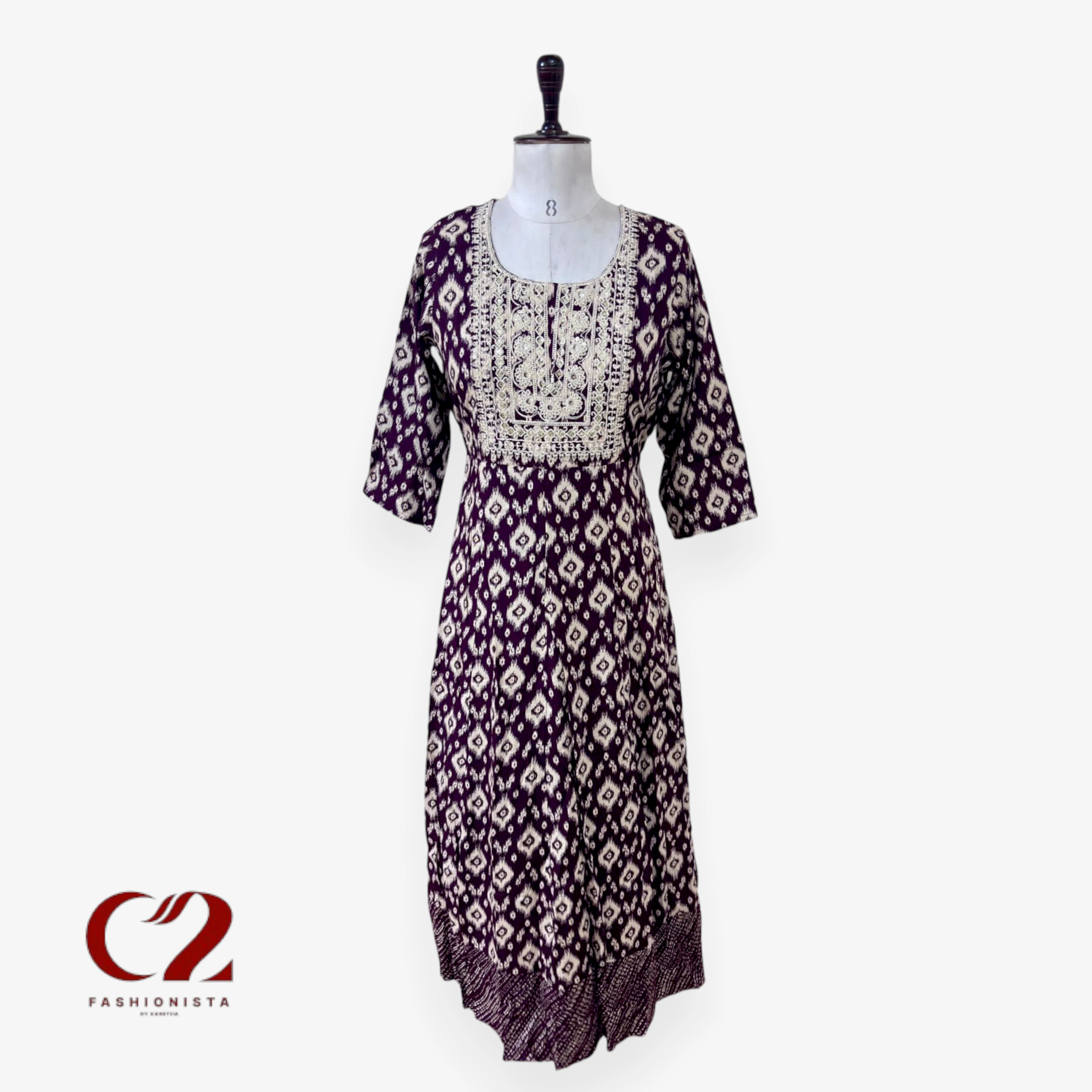 Cotton Mixed Rayon Kurti