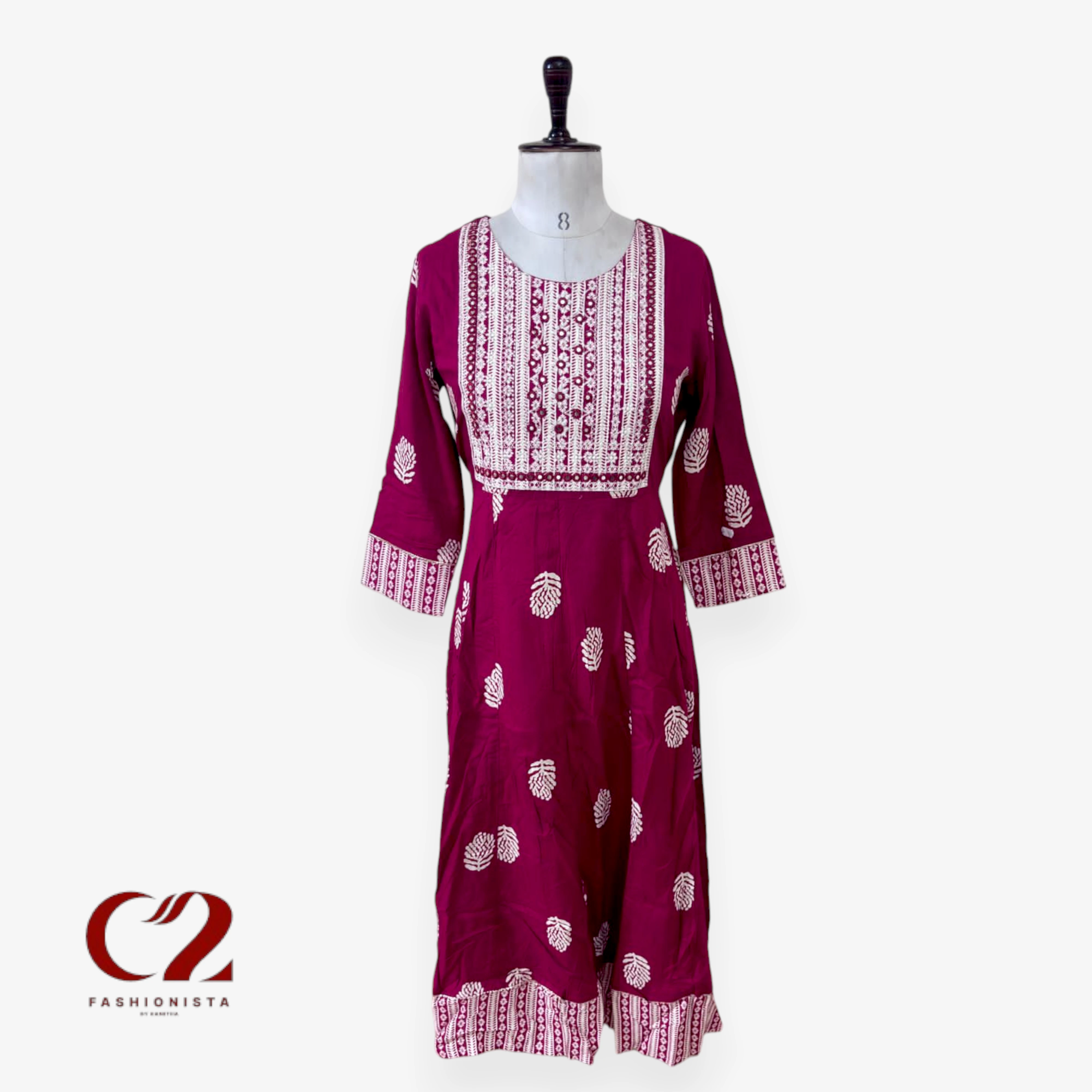 Cotton Mixed Rayon Kurti