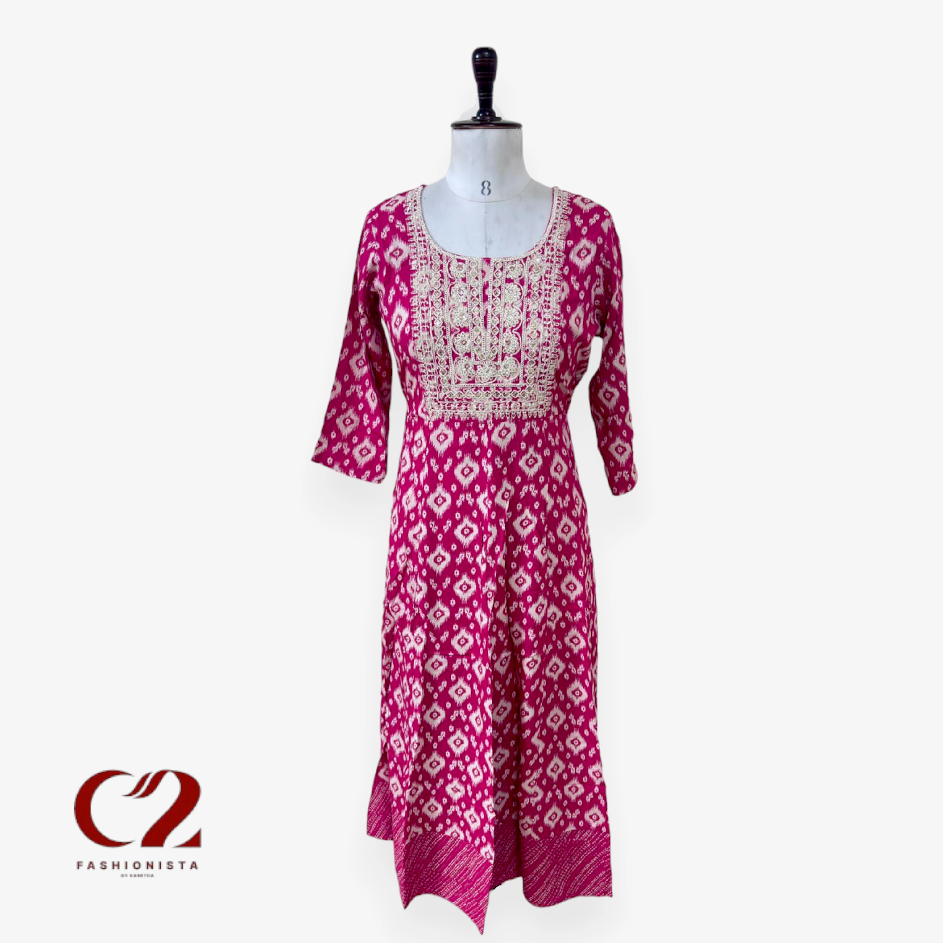 Cotton Mixed Rayon Kurti