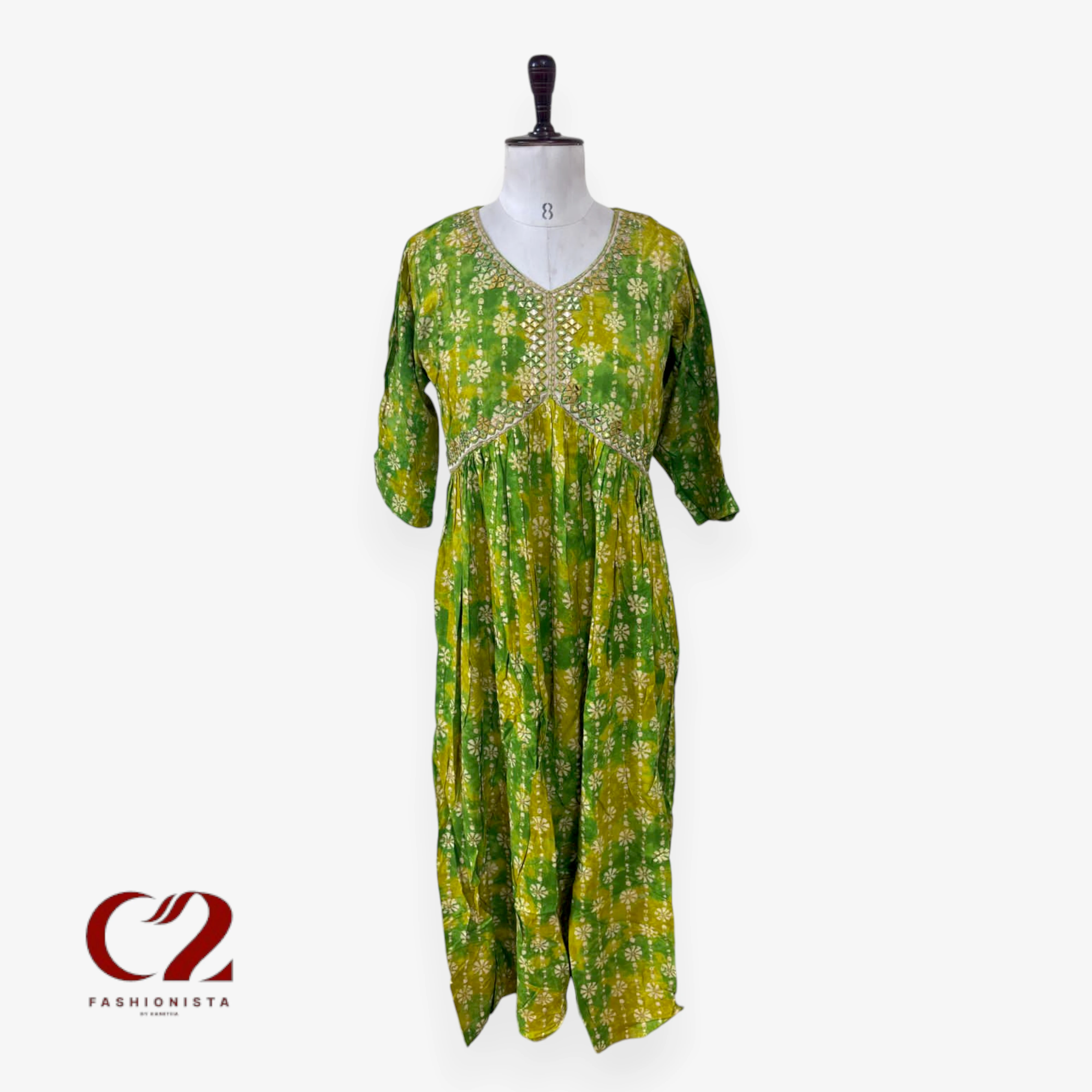 Cotton Mixed Rayon Kurti