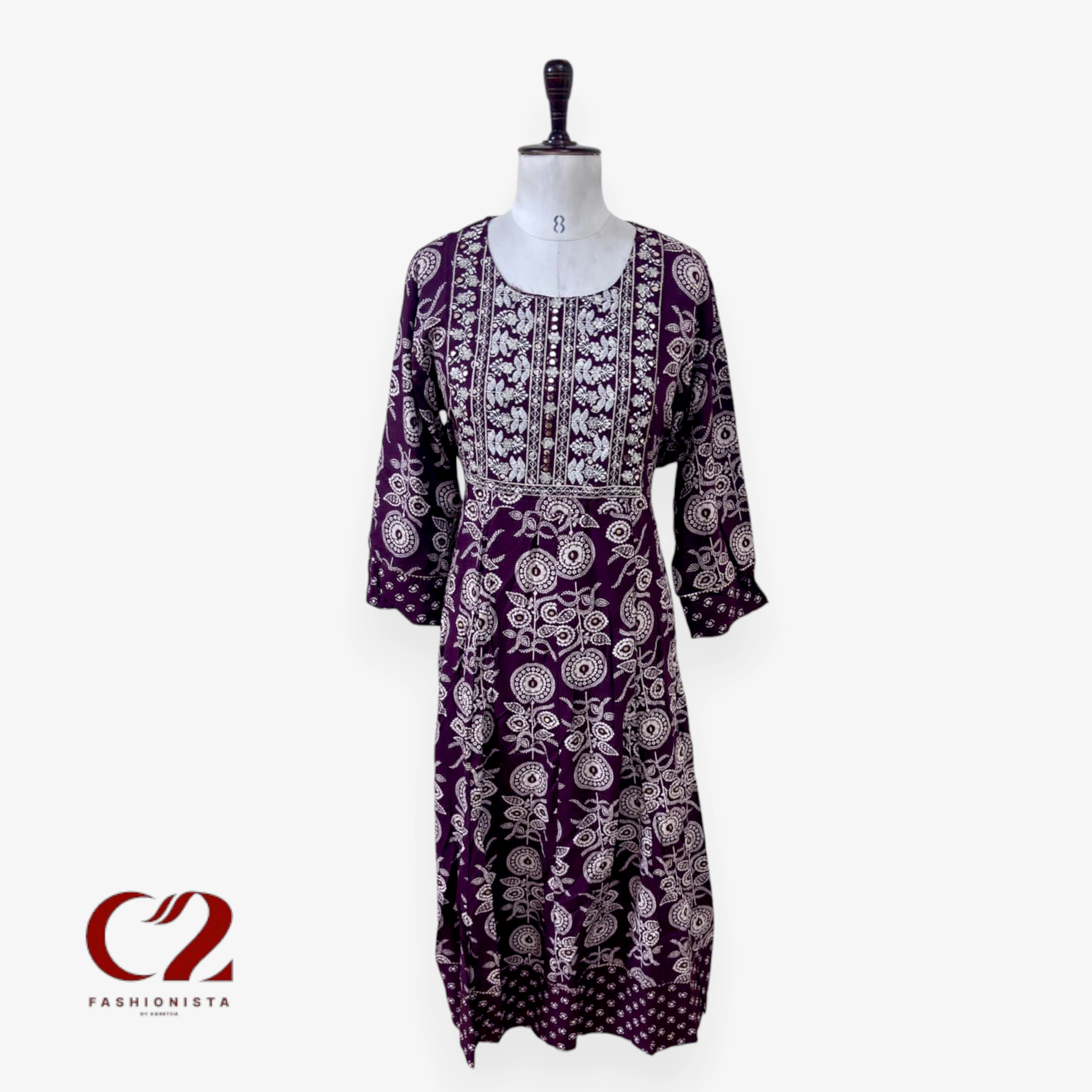 Cotton Mixed Rayon Kurti