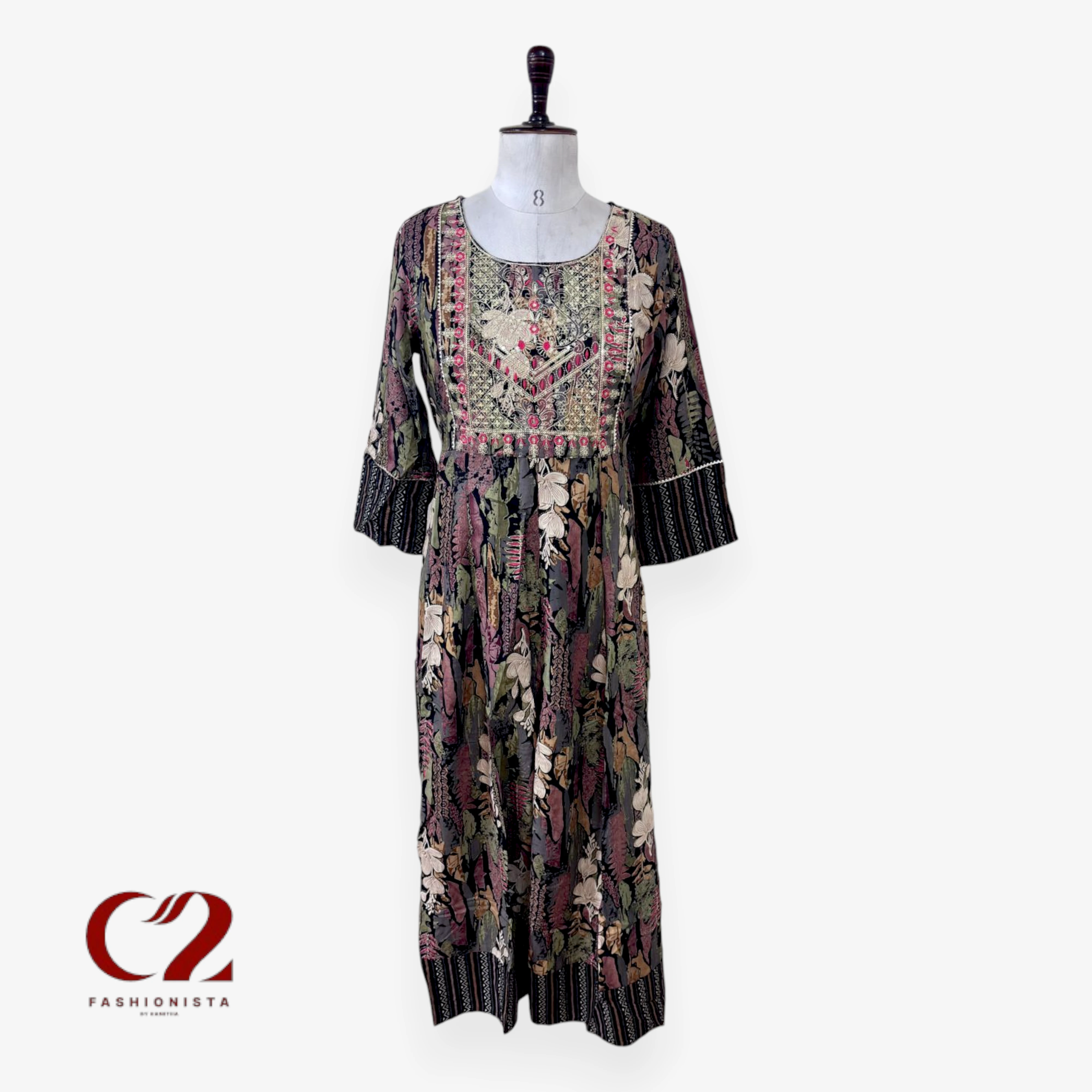 Cotton Mixed Rayon Kurti
