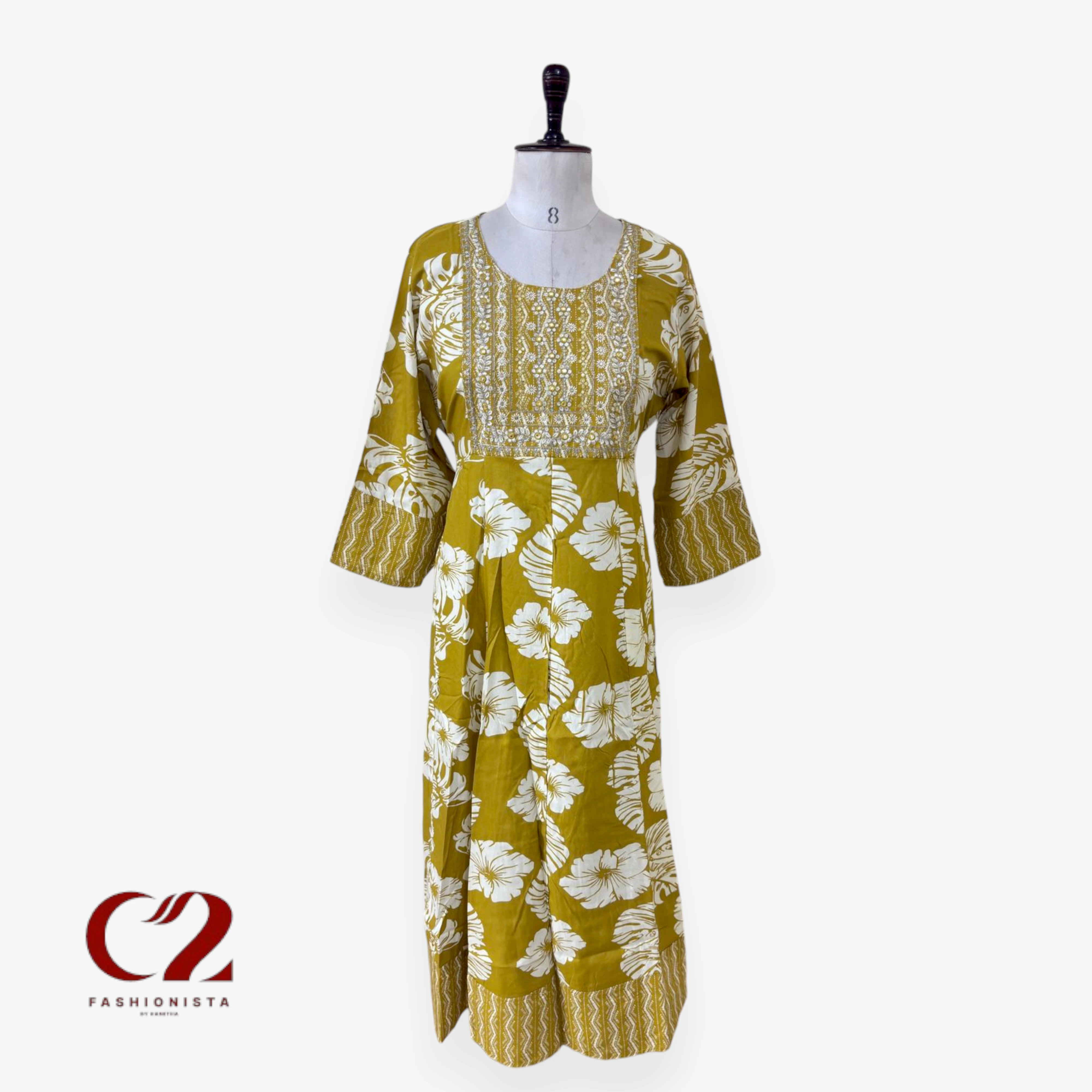 Cotton Mixed Rayon Kurti