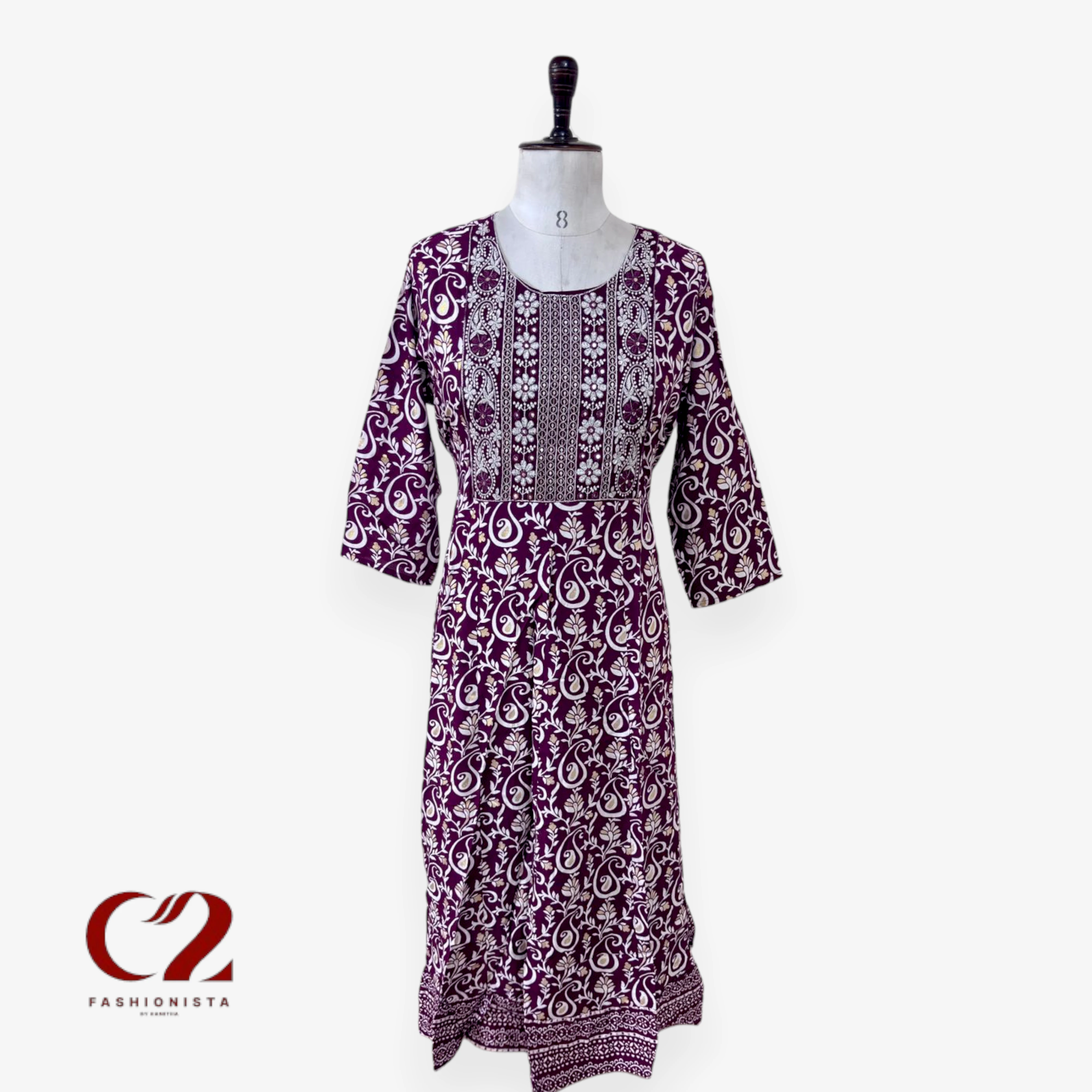 Cotton Mixed Rayon Kurti