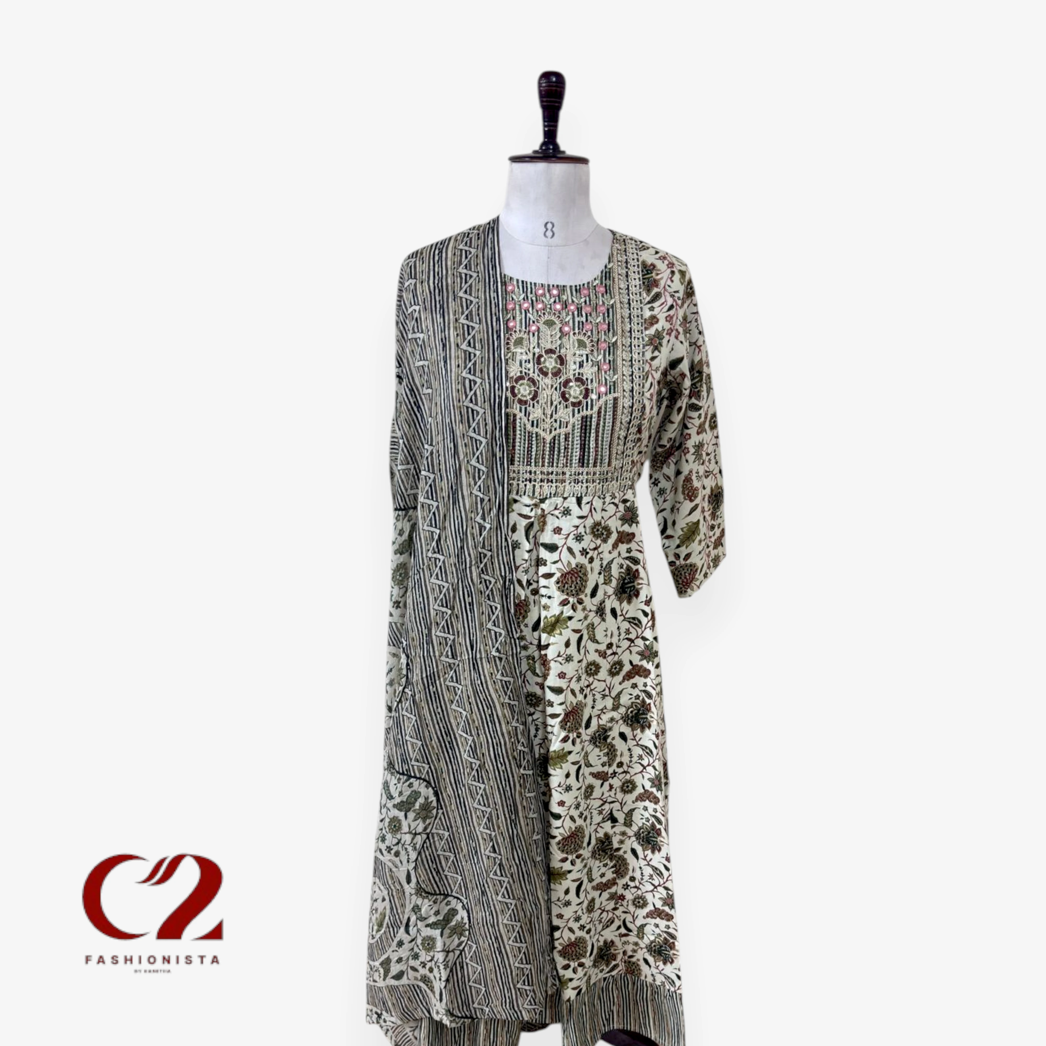 Cotton Mixed Rayon Kurti