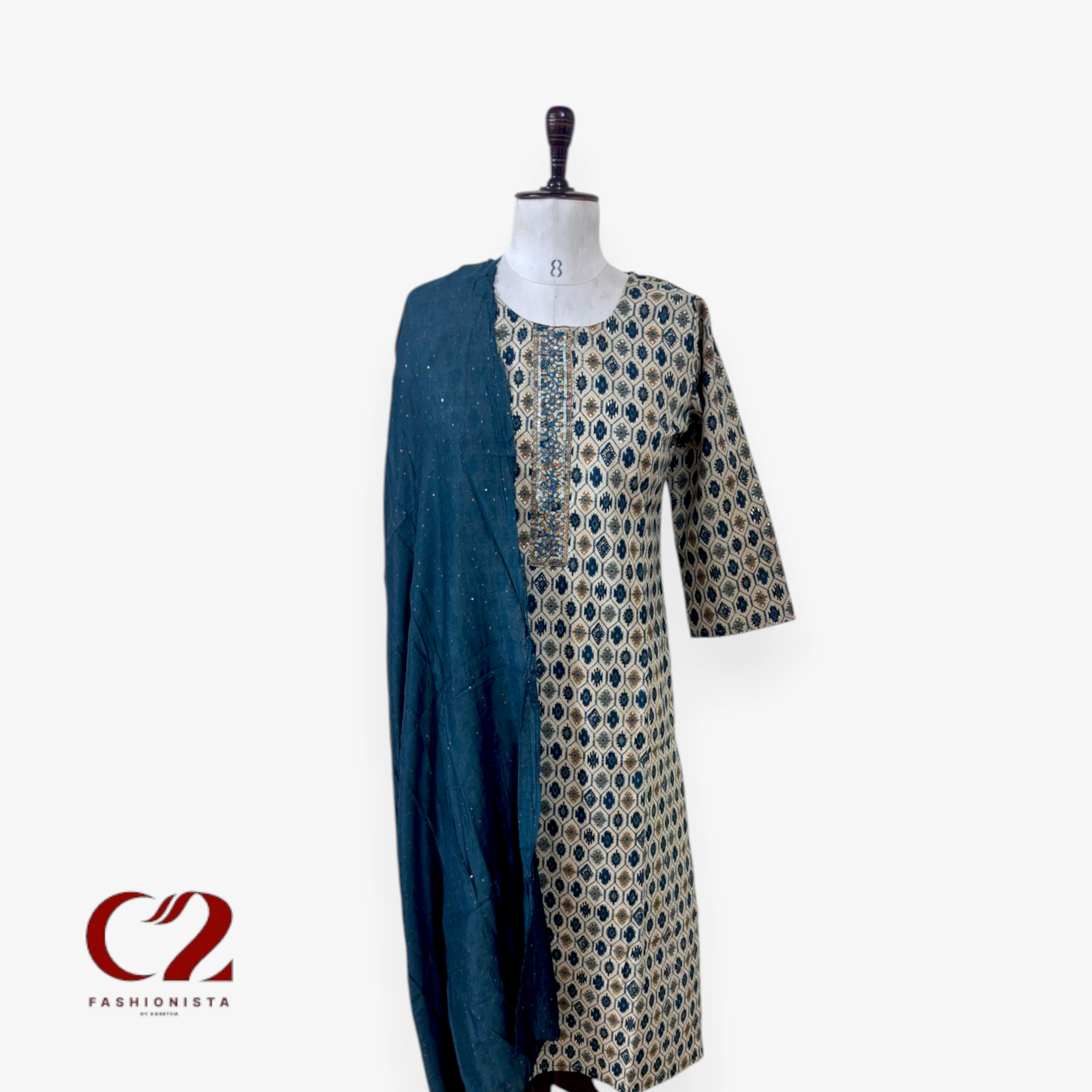 Cotton Mixed Rayon Kurti