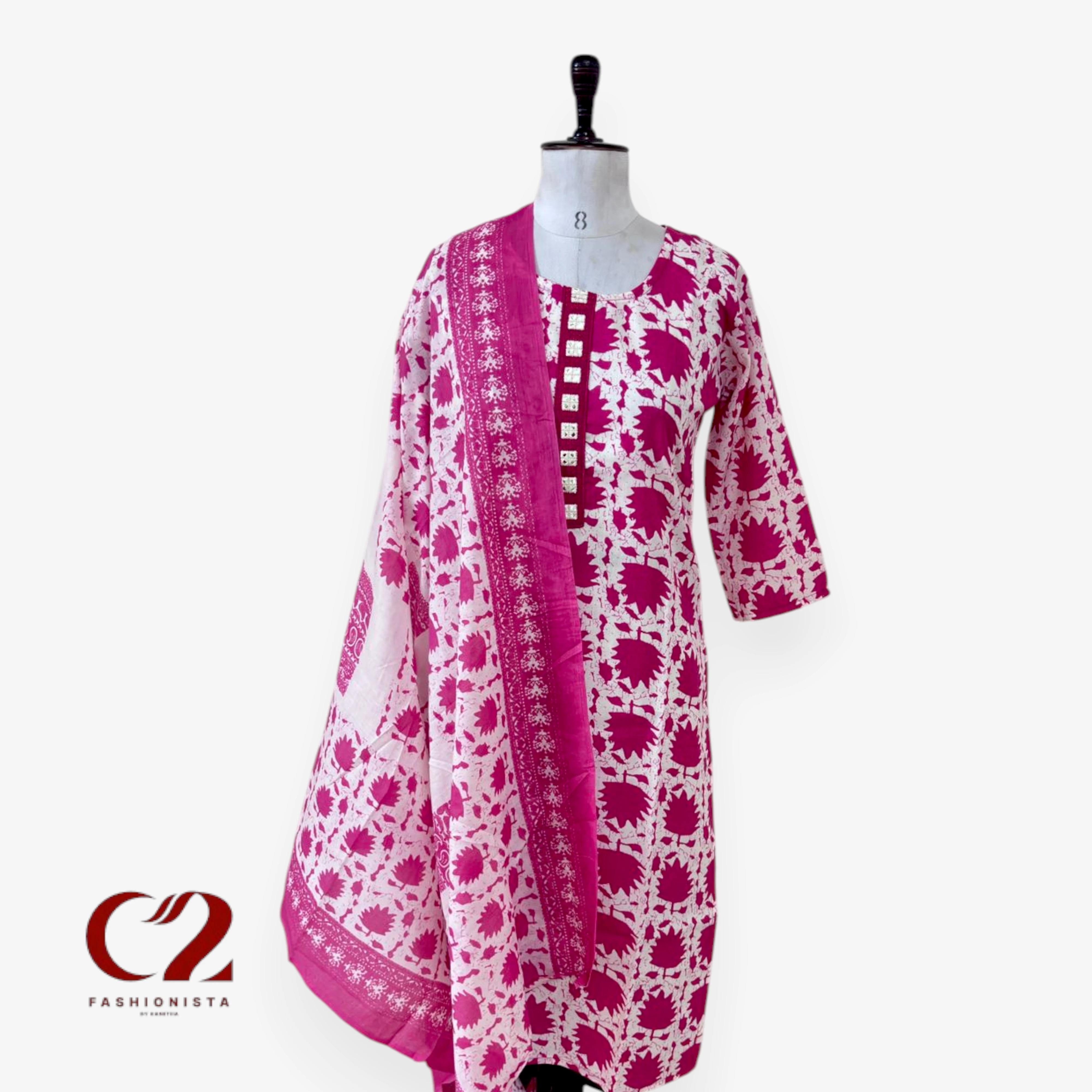 Cotton Mixed Rayon Kurti