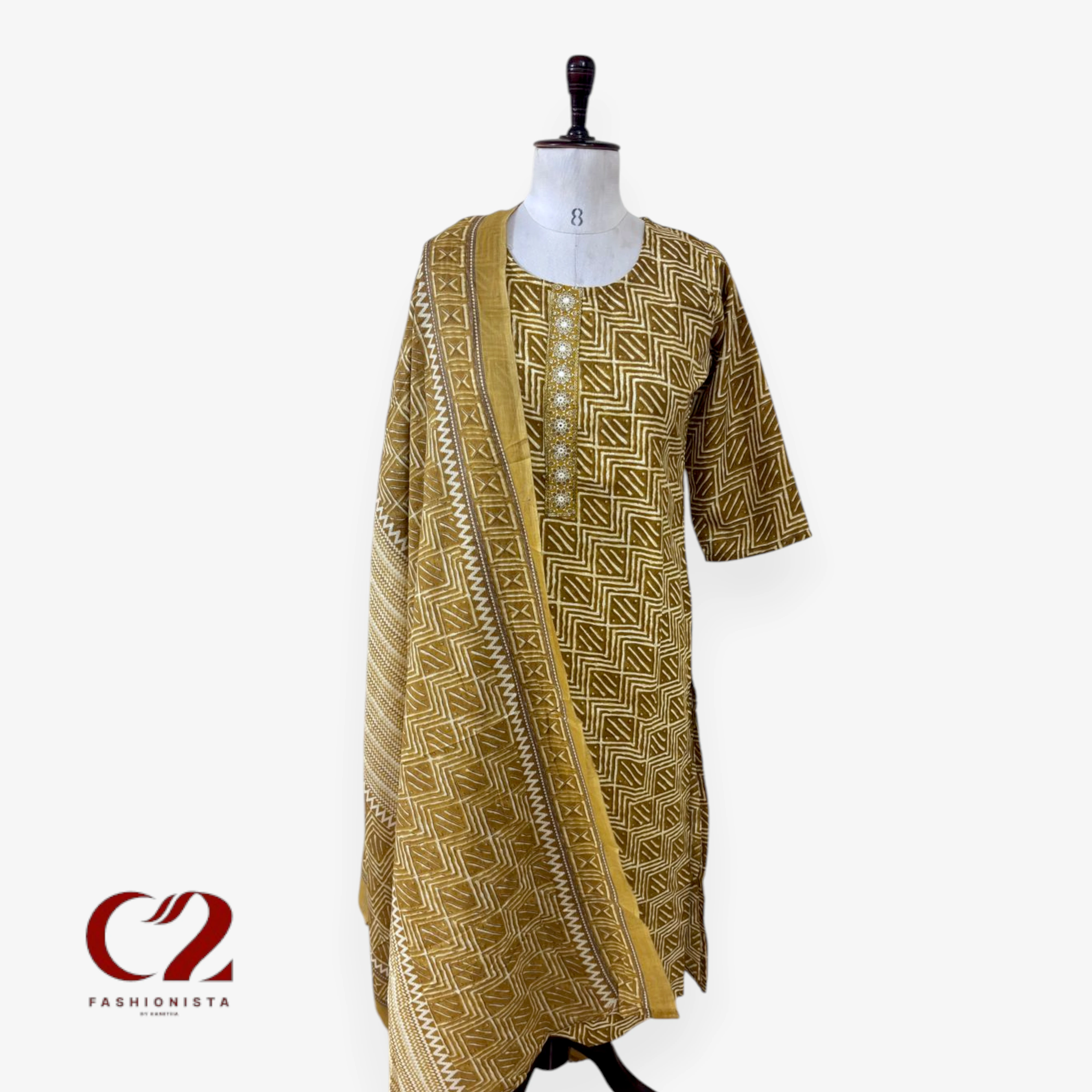 Cotton Mixed Rayon Kurti