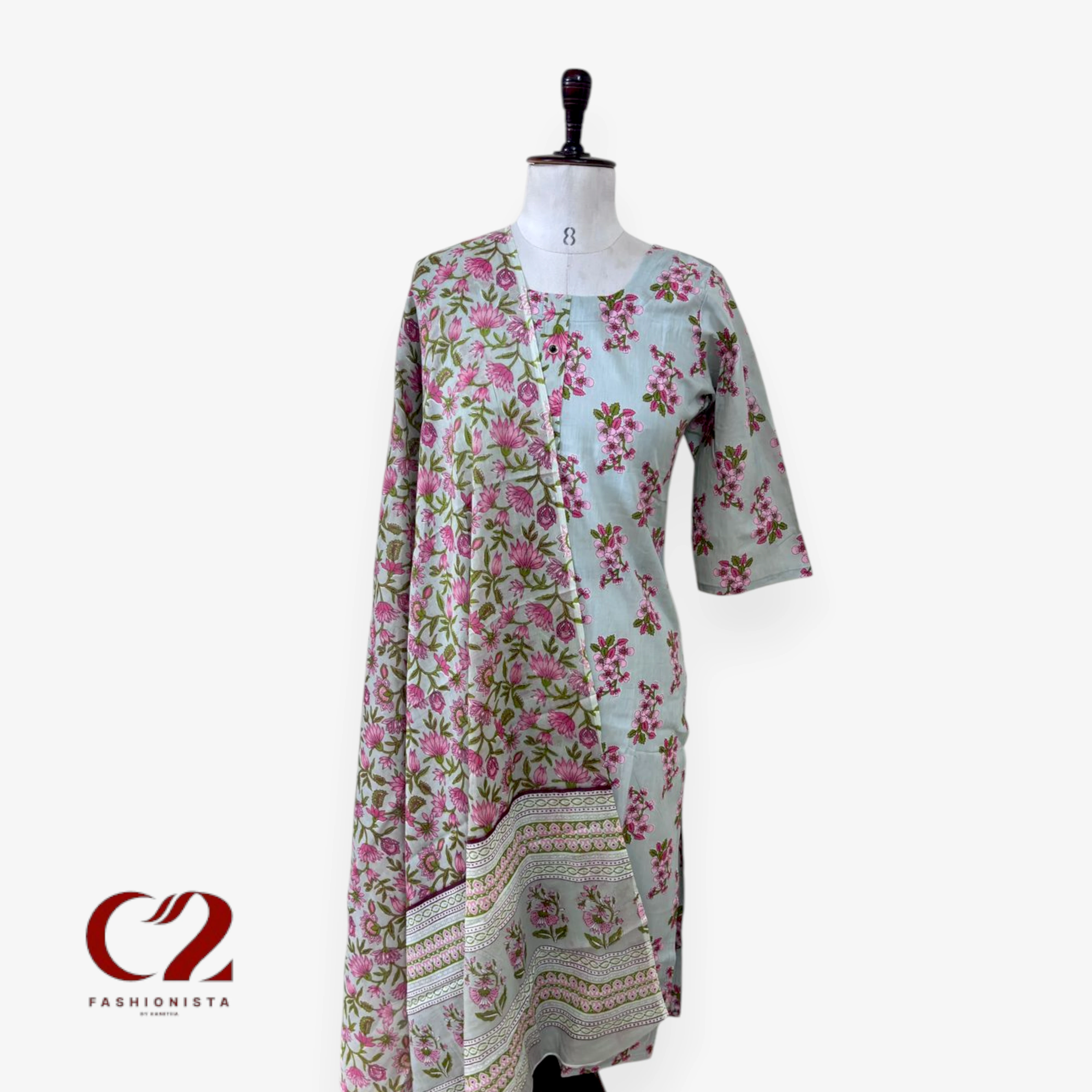 Cotton Mixed Rayon Kurti