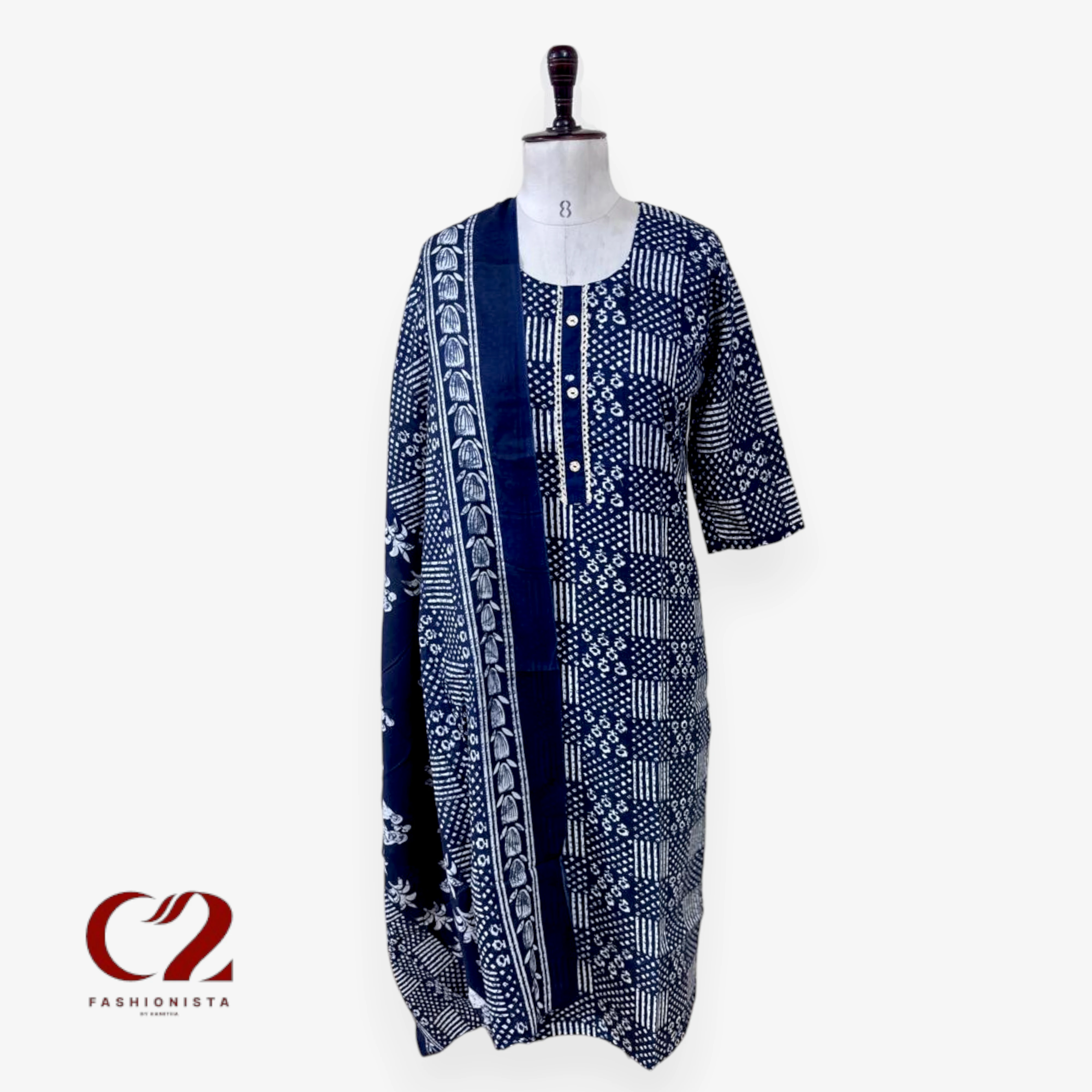 Cotton Mixed Rayon Kurti
