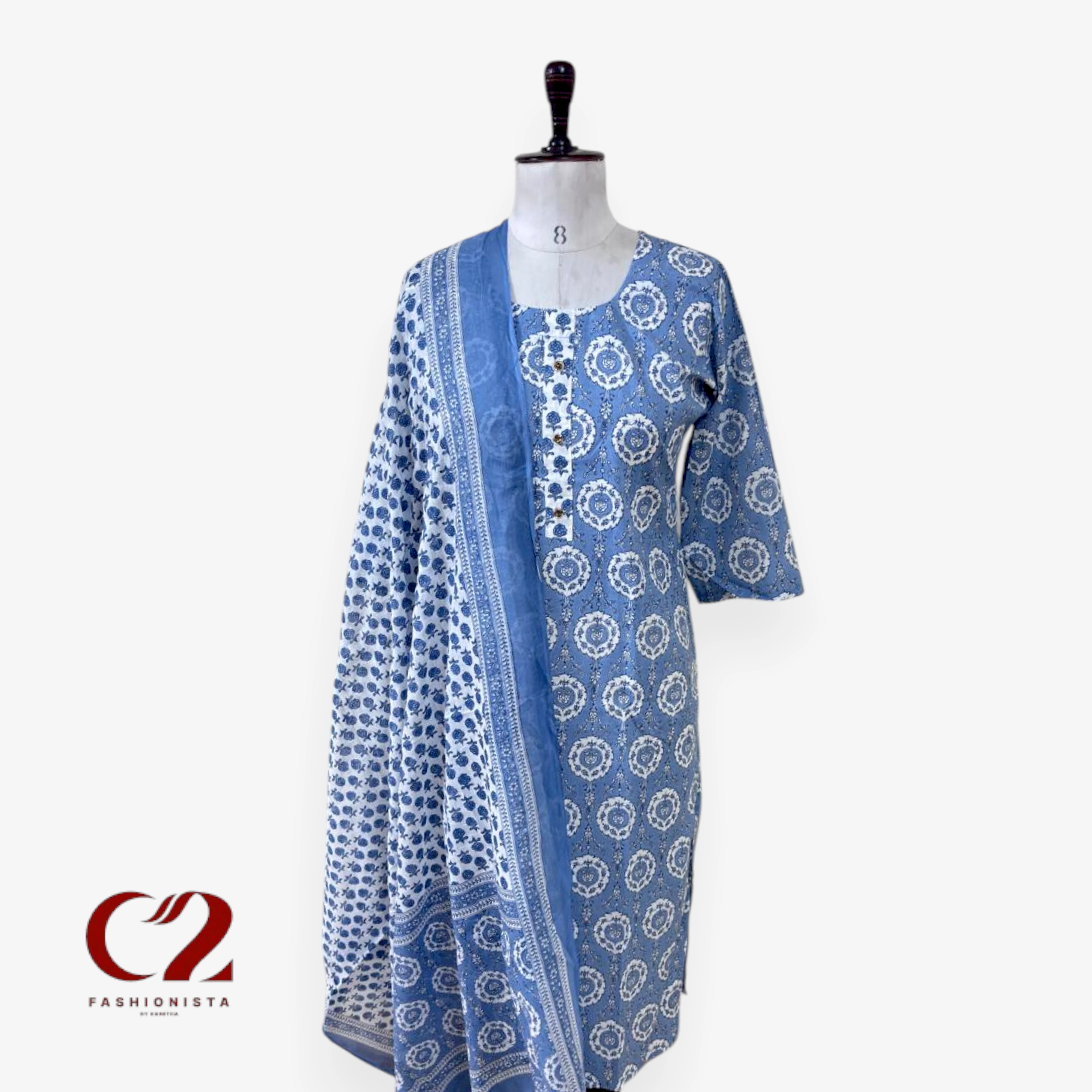 Cotton Mixed Rayon Kurti