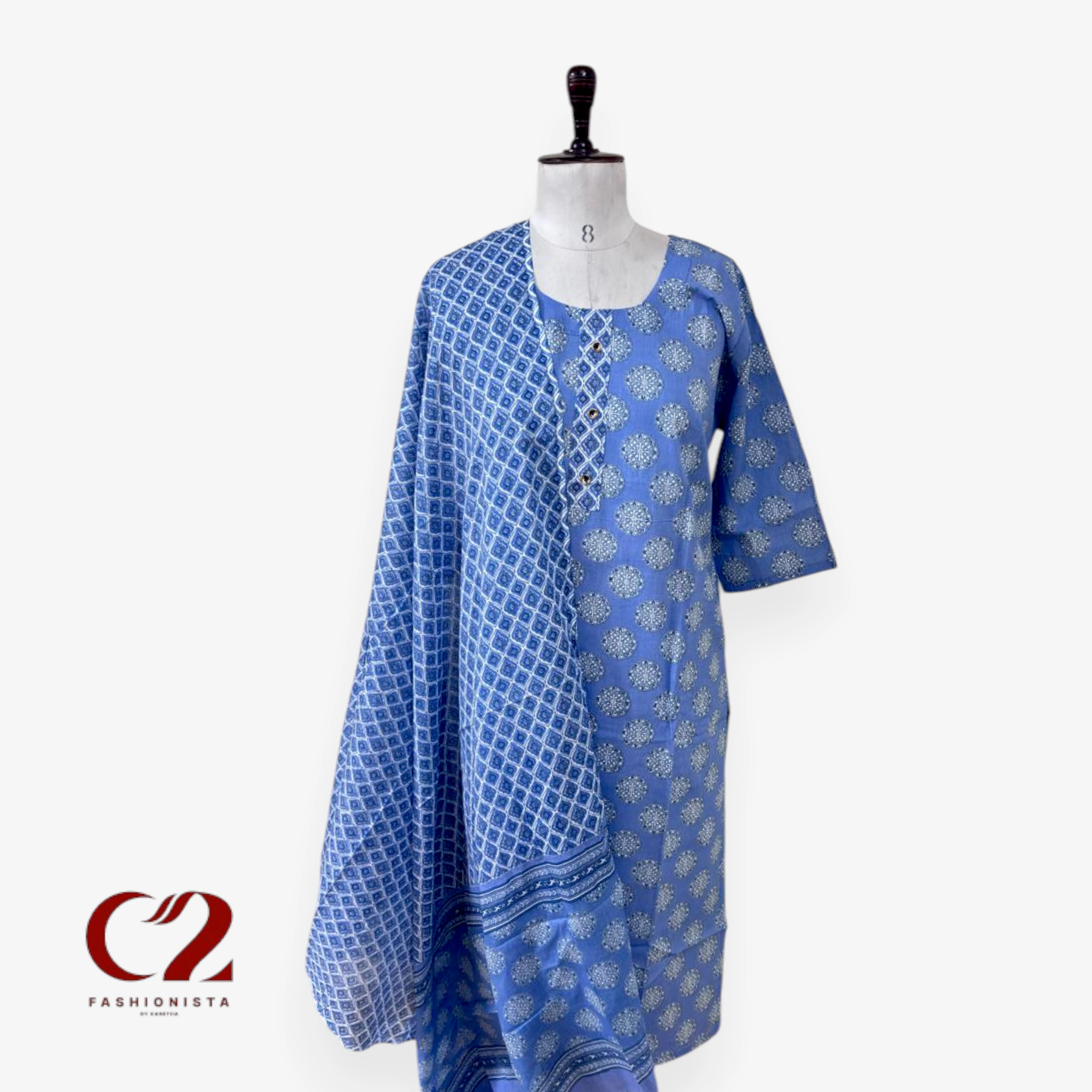 Cotton Mixed Rayon Kurti
