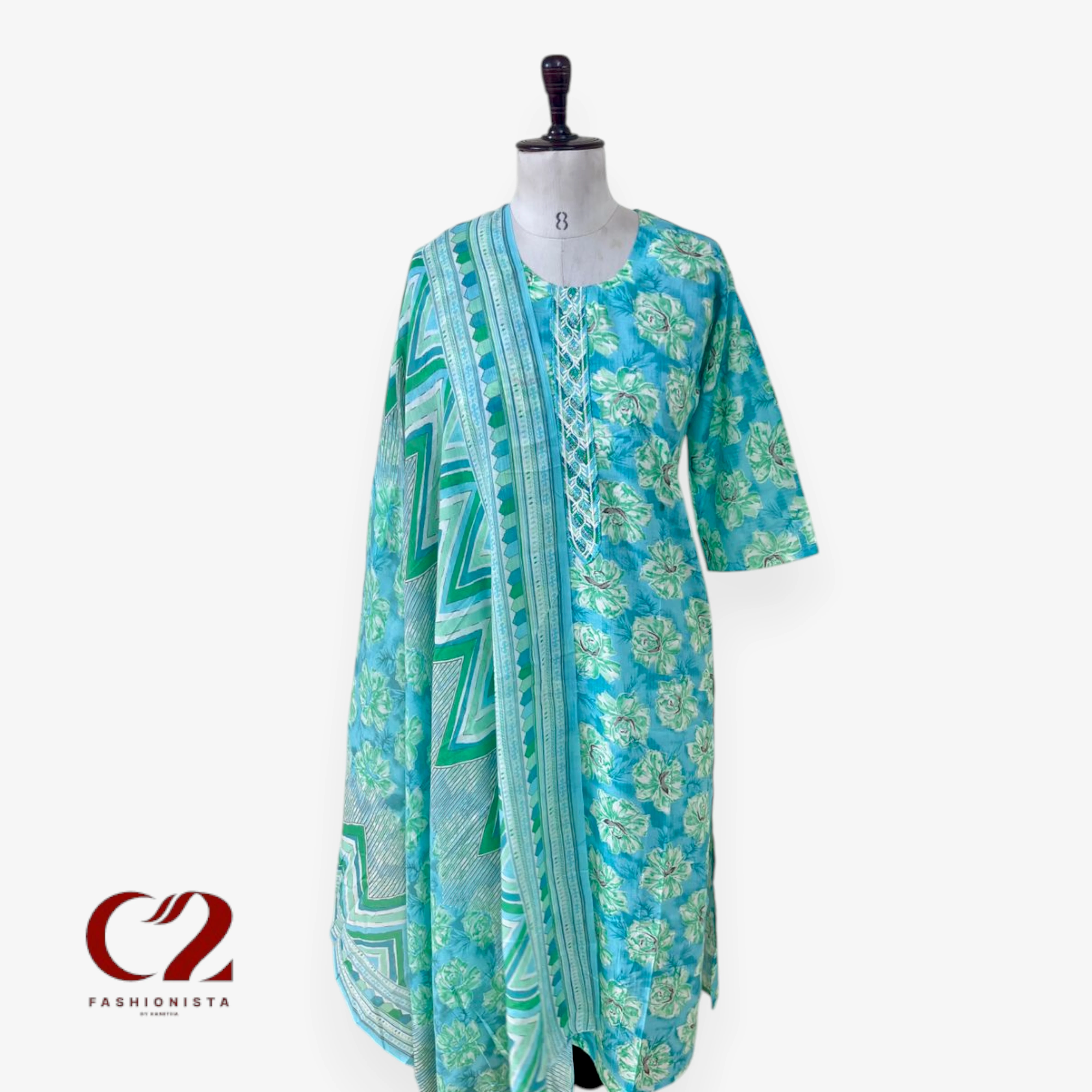 Cotton Mixed Rayon Kurti