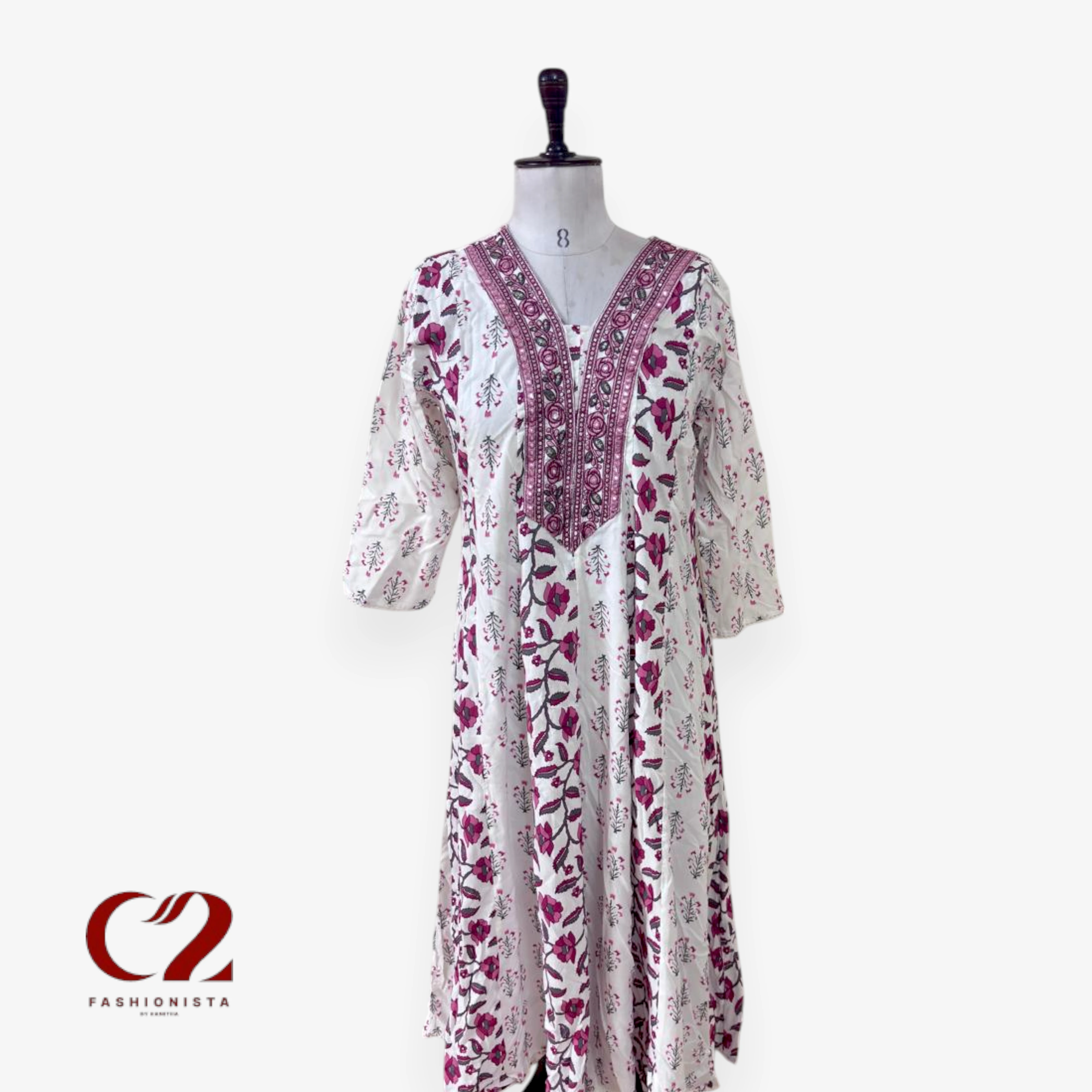 Cotton Mixed Rayon Kurti