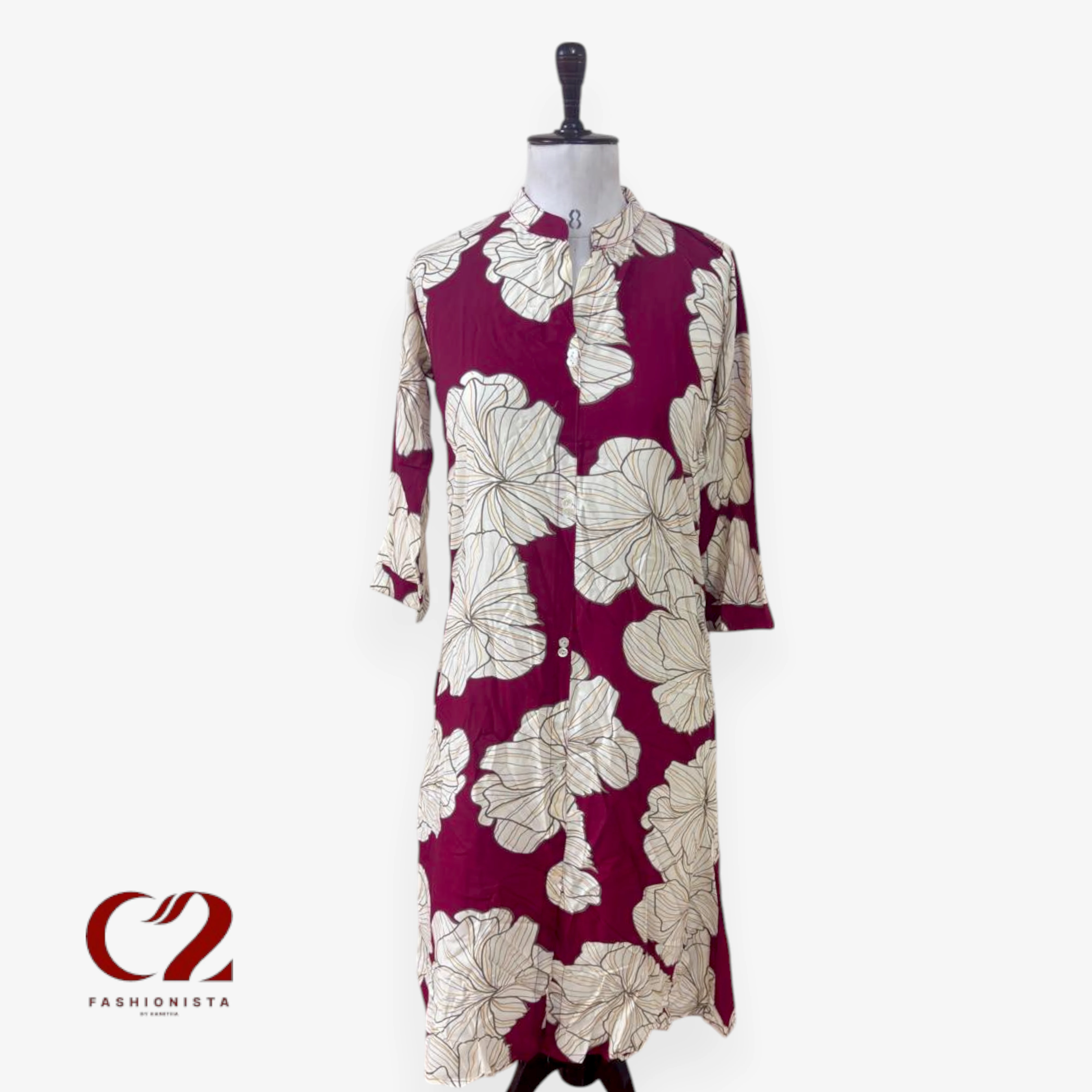 Cotton Mixed Rayon Kurti