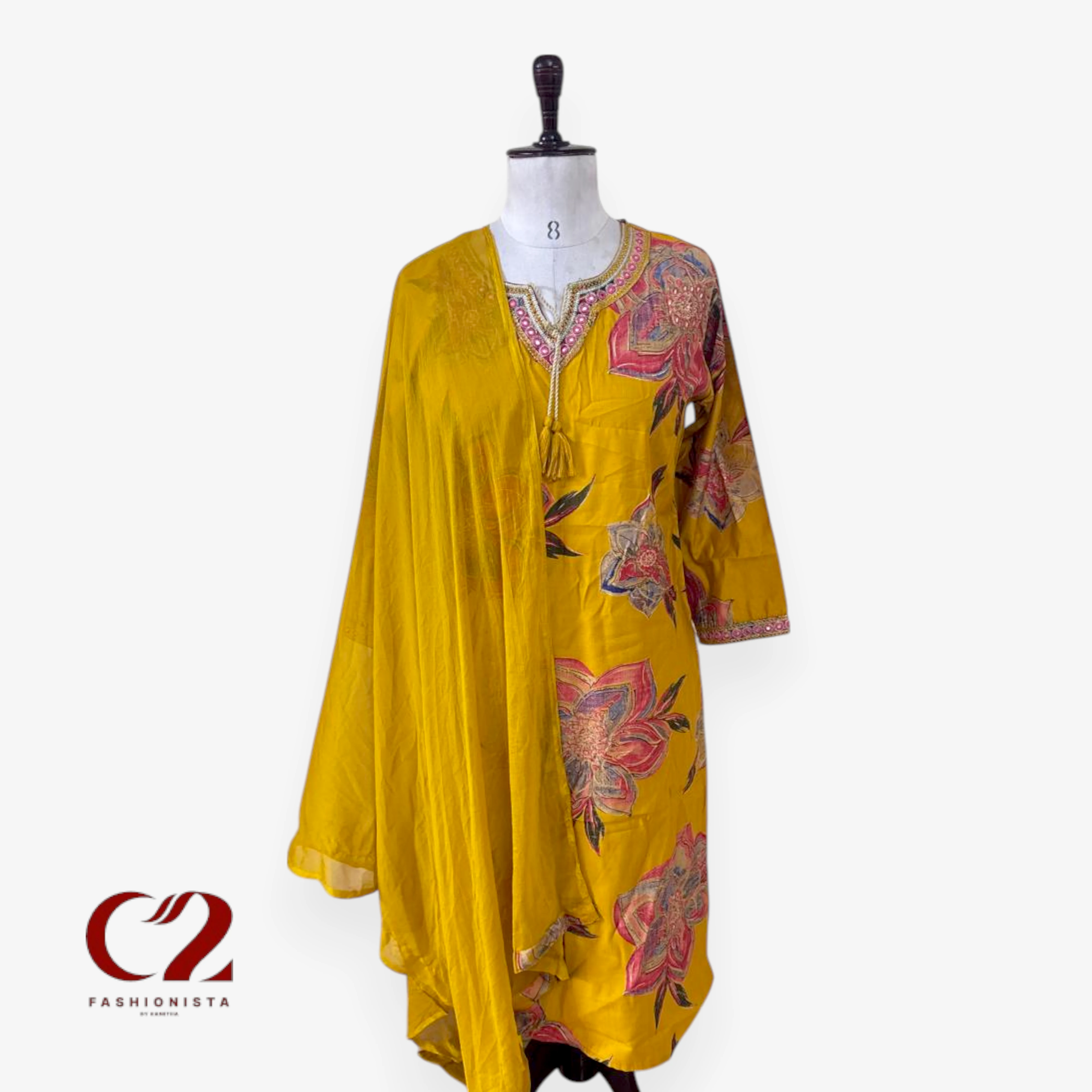 Cotton Mixed Rayon Kurti