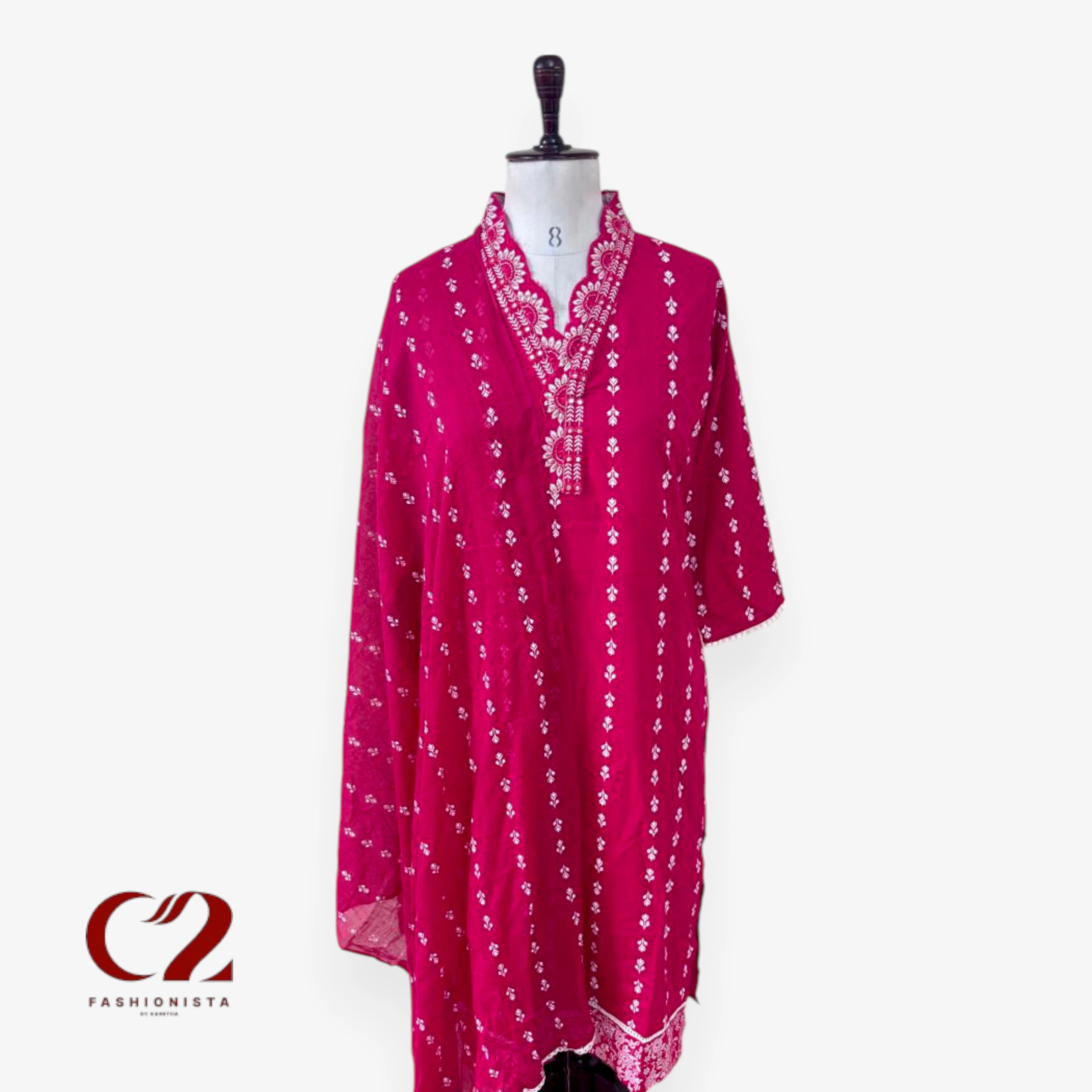 Cotton Mixed Rayon Kurti