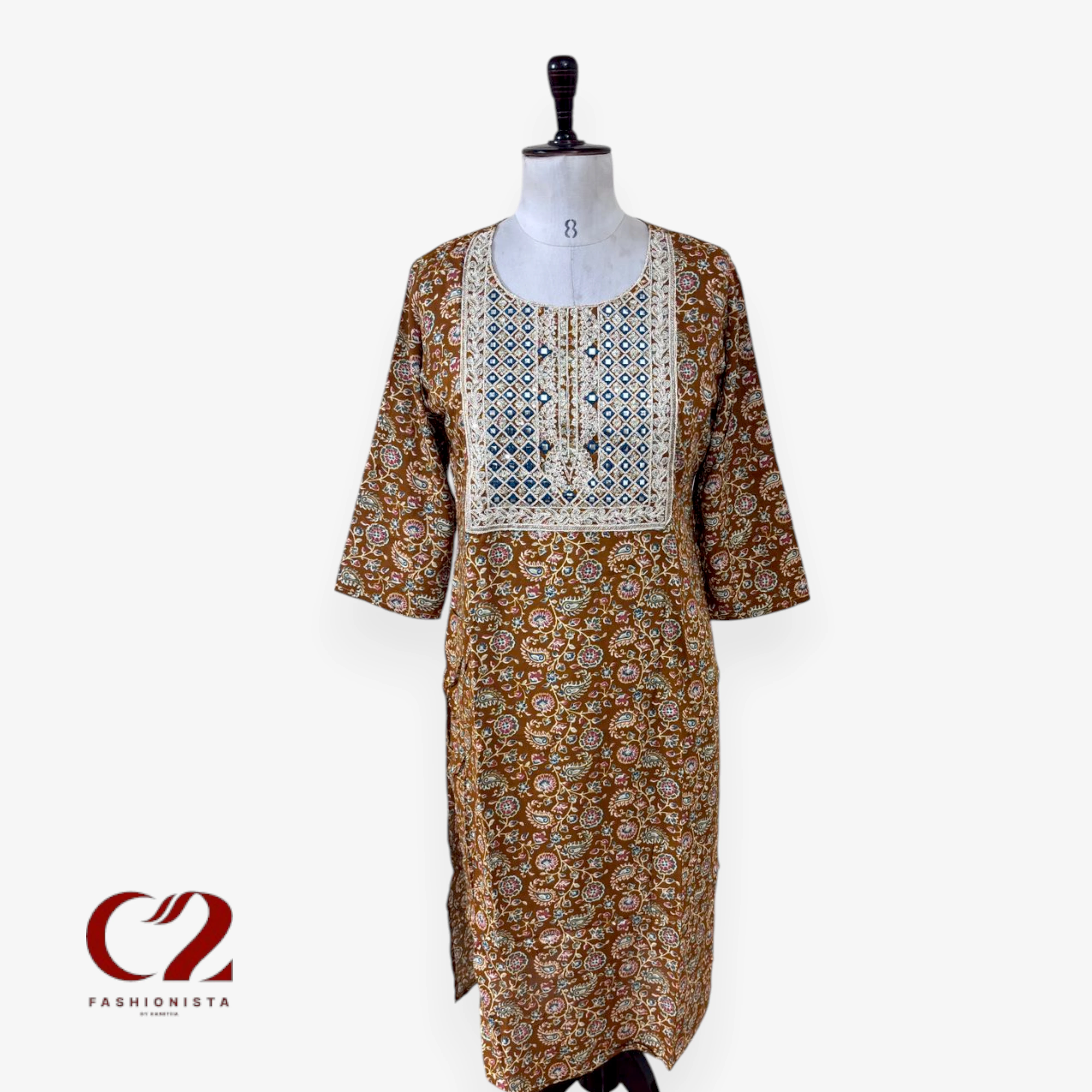 Cotton Mixed Rayon Kurti Cotton Mixed Rayon Kurti