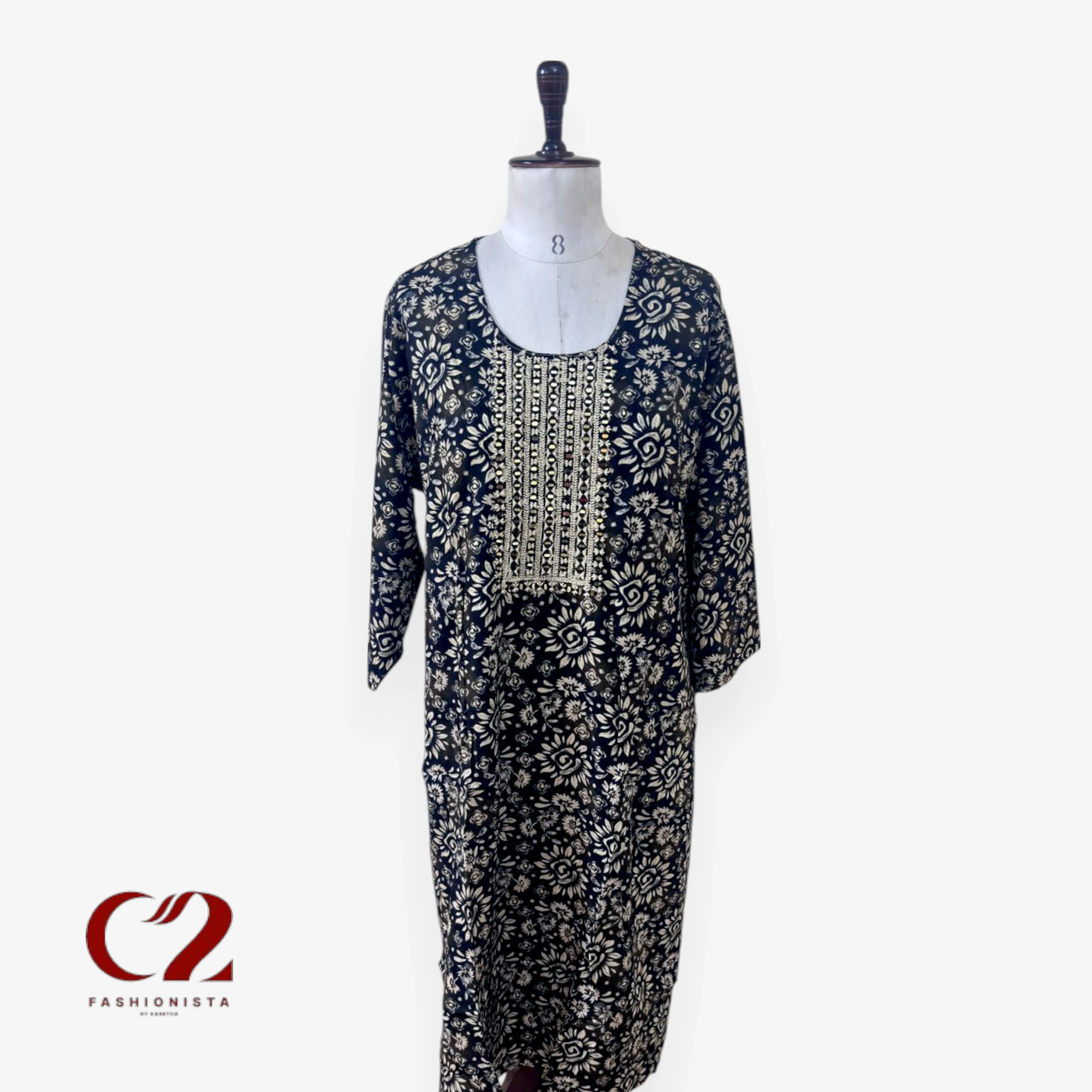 Cotton Mixed Rayon Kurti