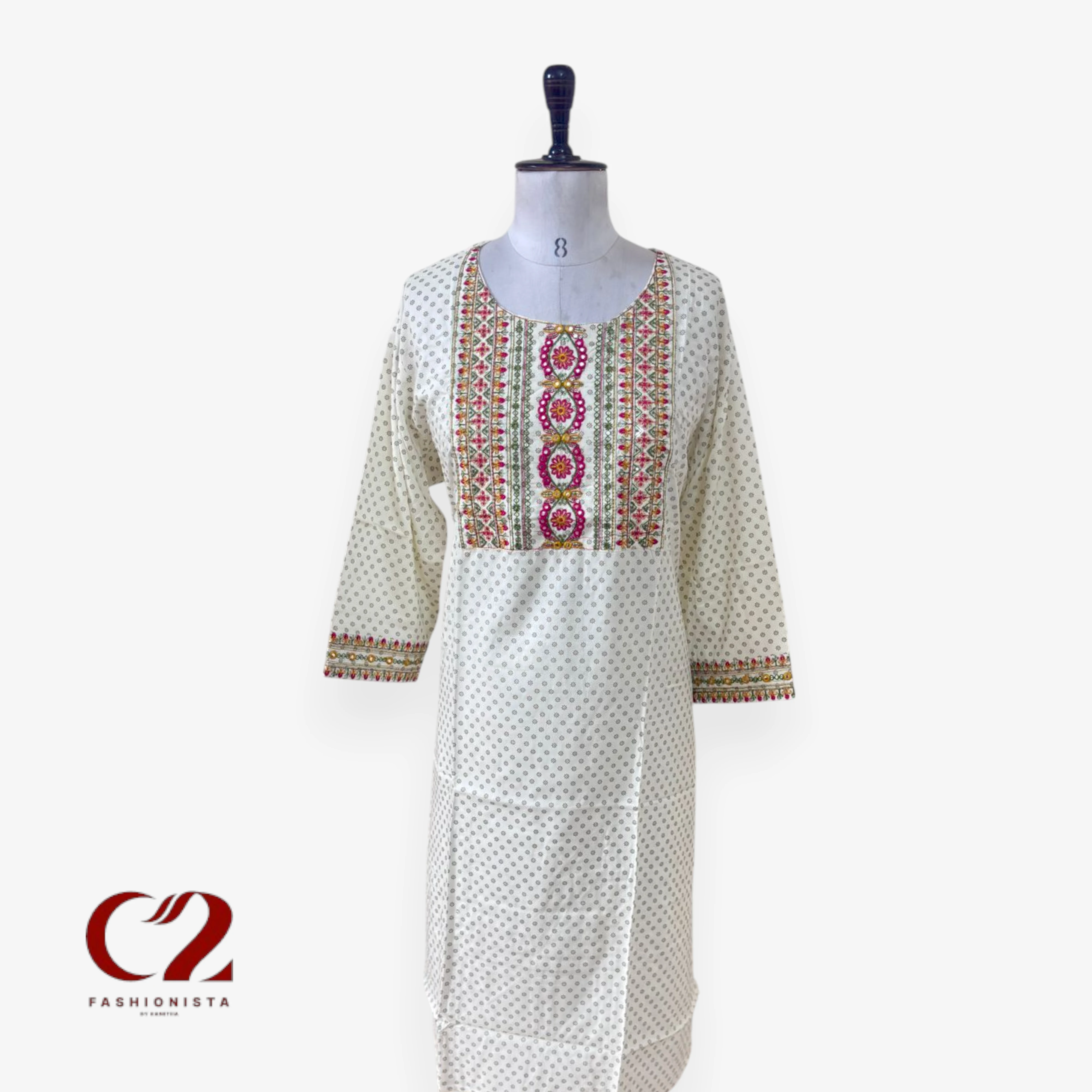 Cotton Mixed Rayon Kurti