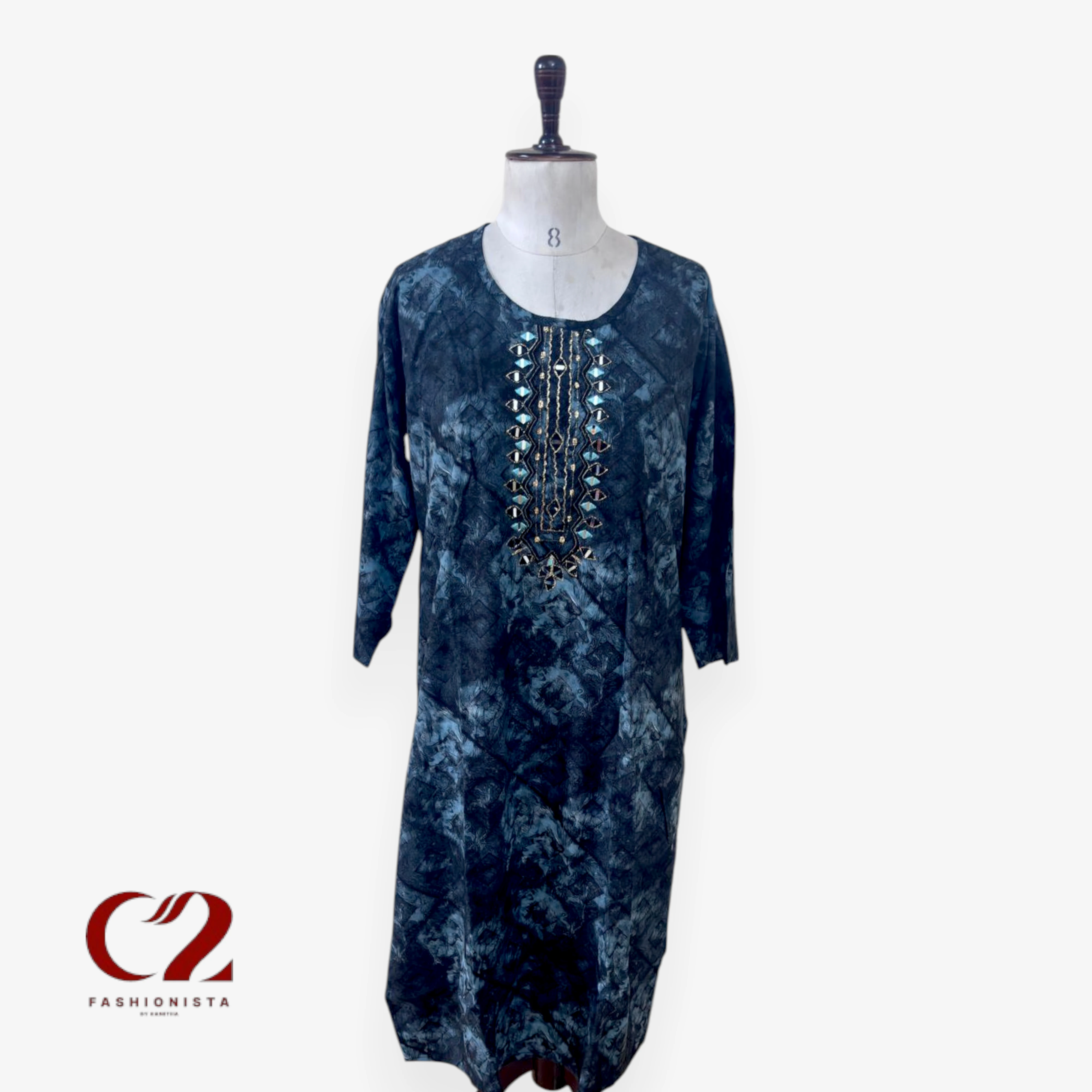 Cotton Mixed Rayon Kurti
