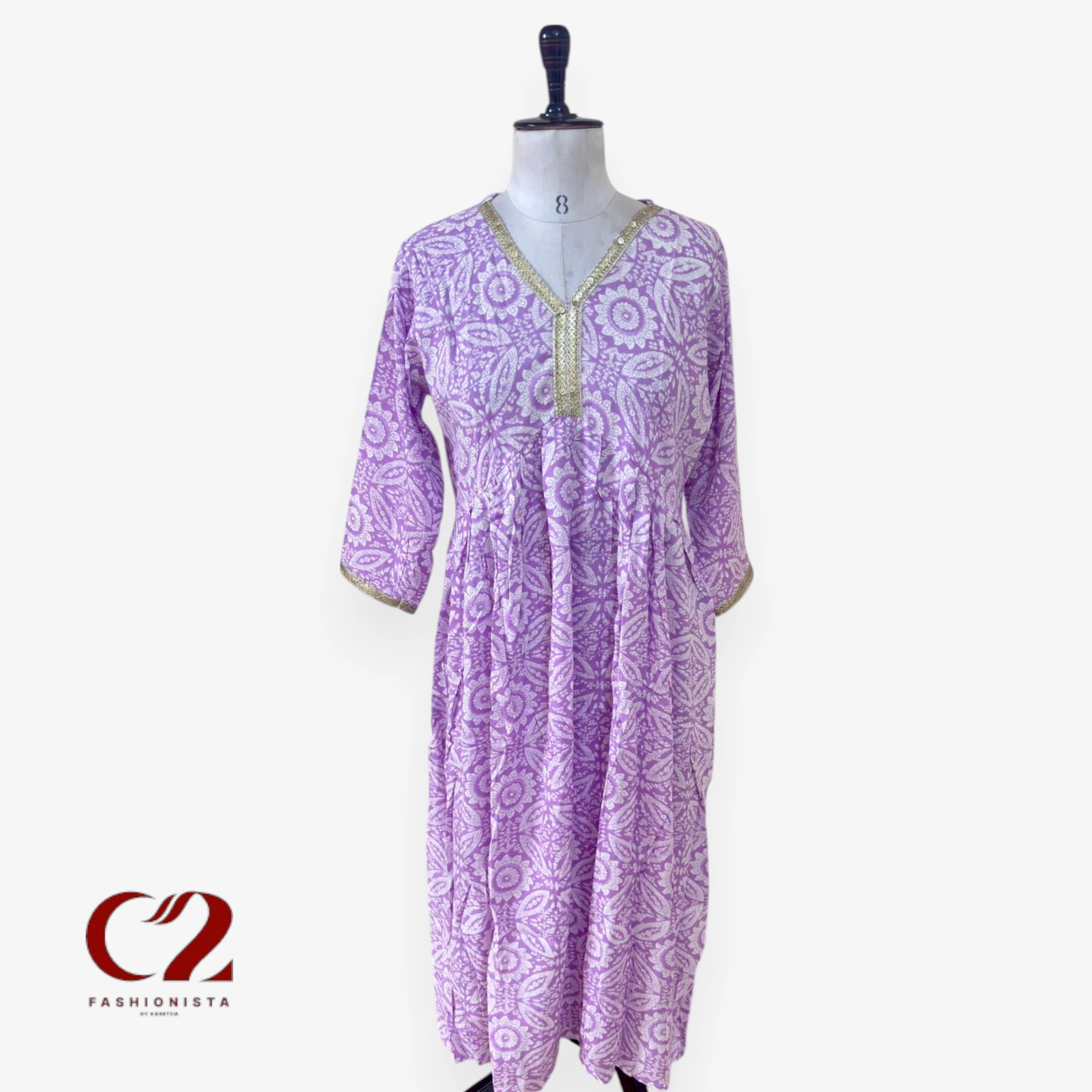 Cotton Mixed Rayon Kurti
