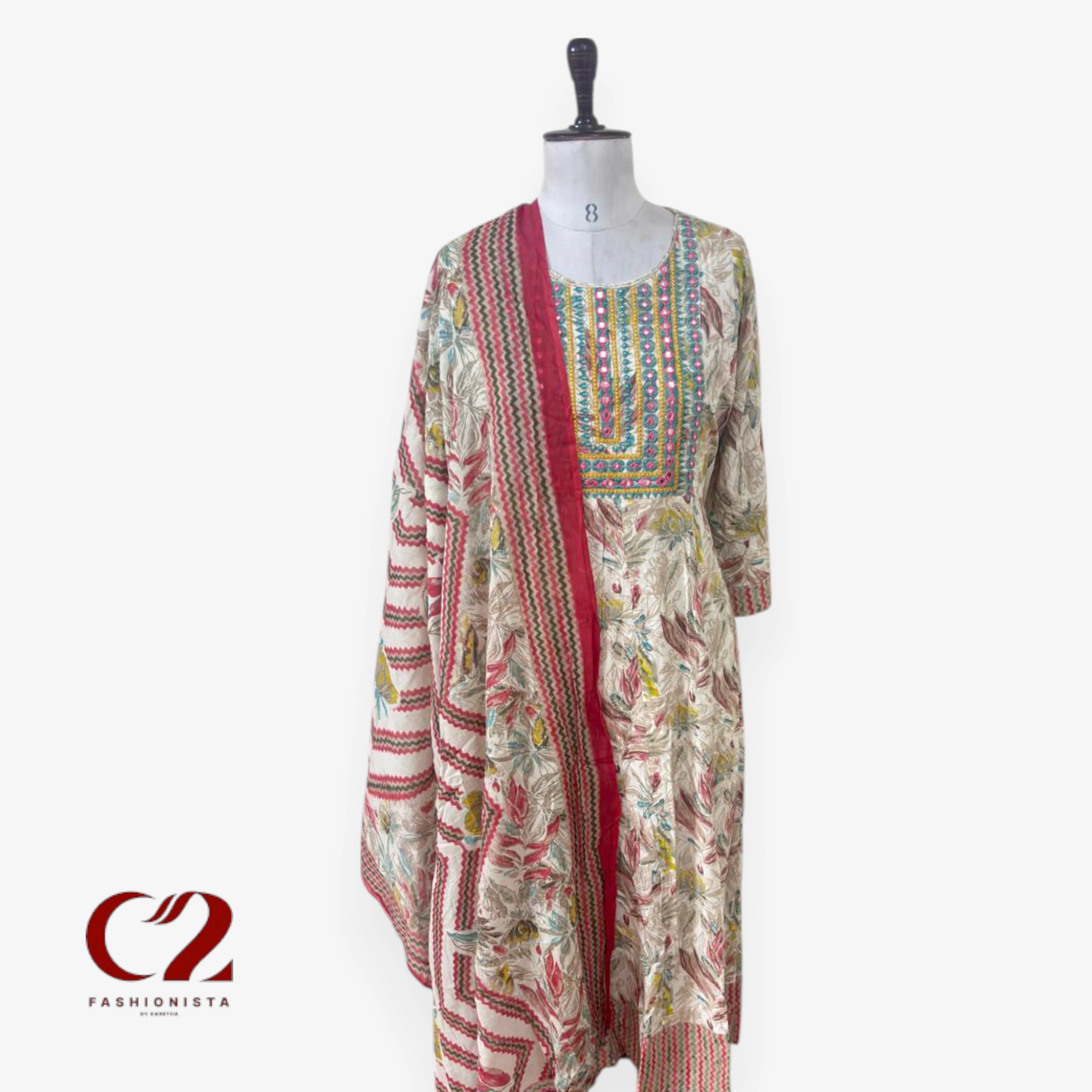 Cotton Mixed Rayon Kurti