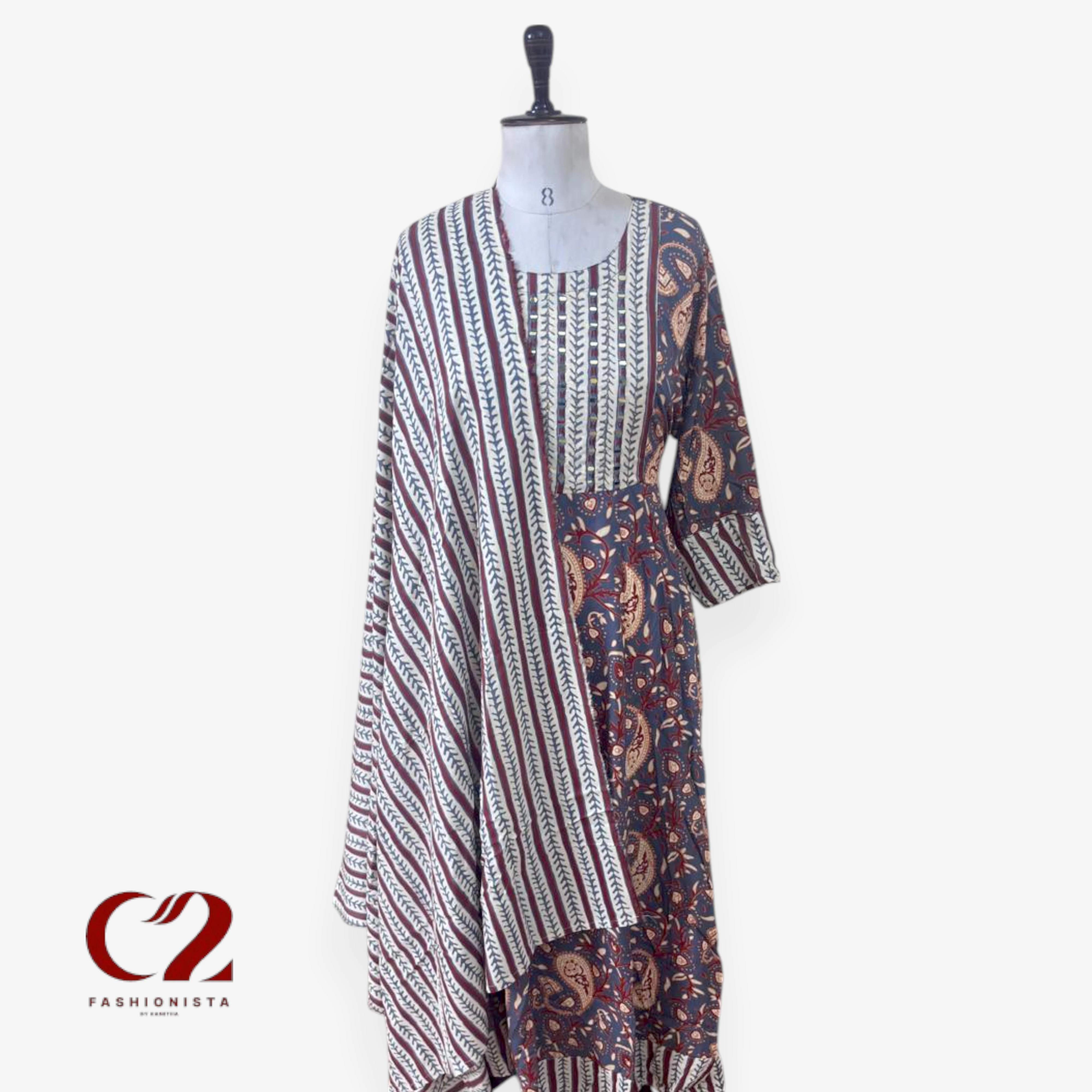 Cotton Mixed Rayon Kurti